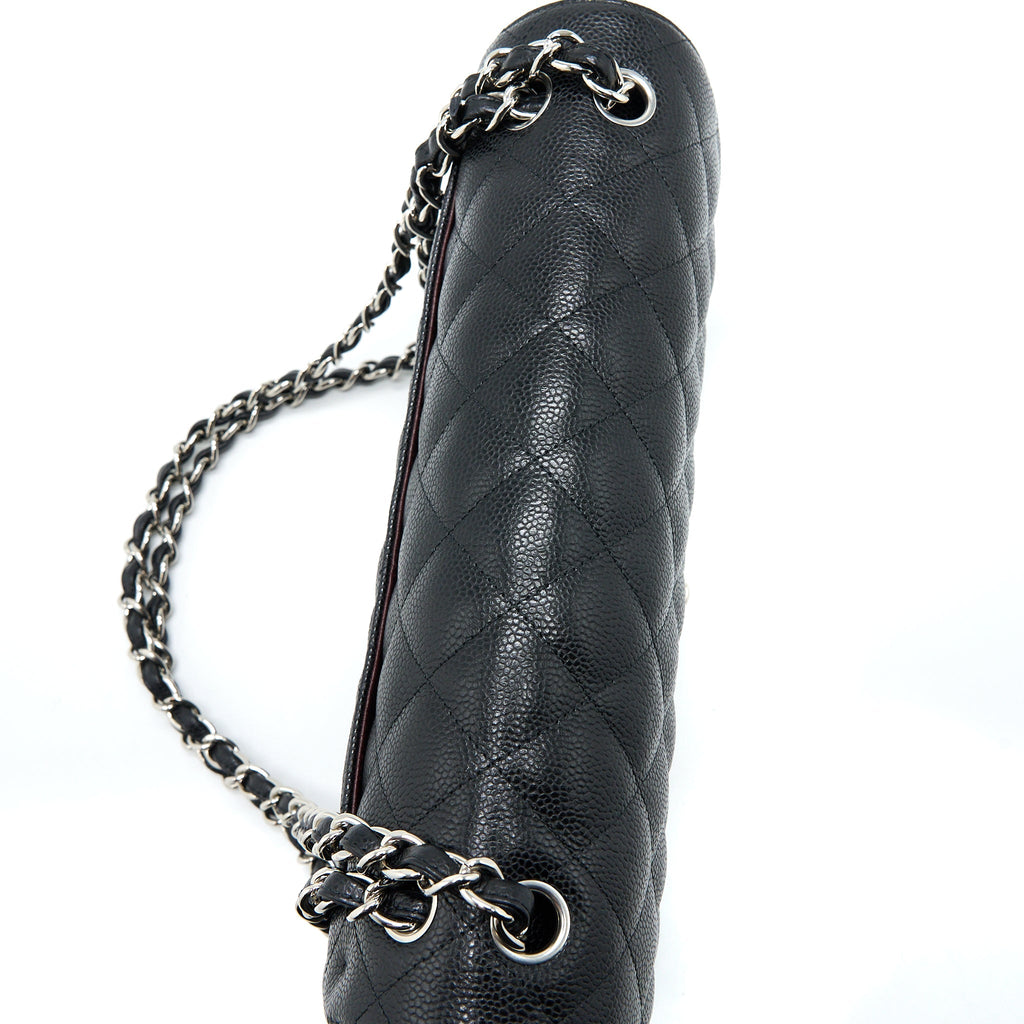 Chanel Jumbo Classic Double Flap Bag Caviar Black