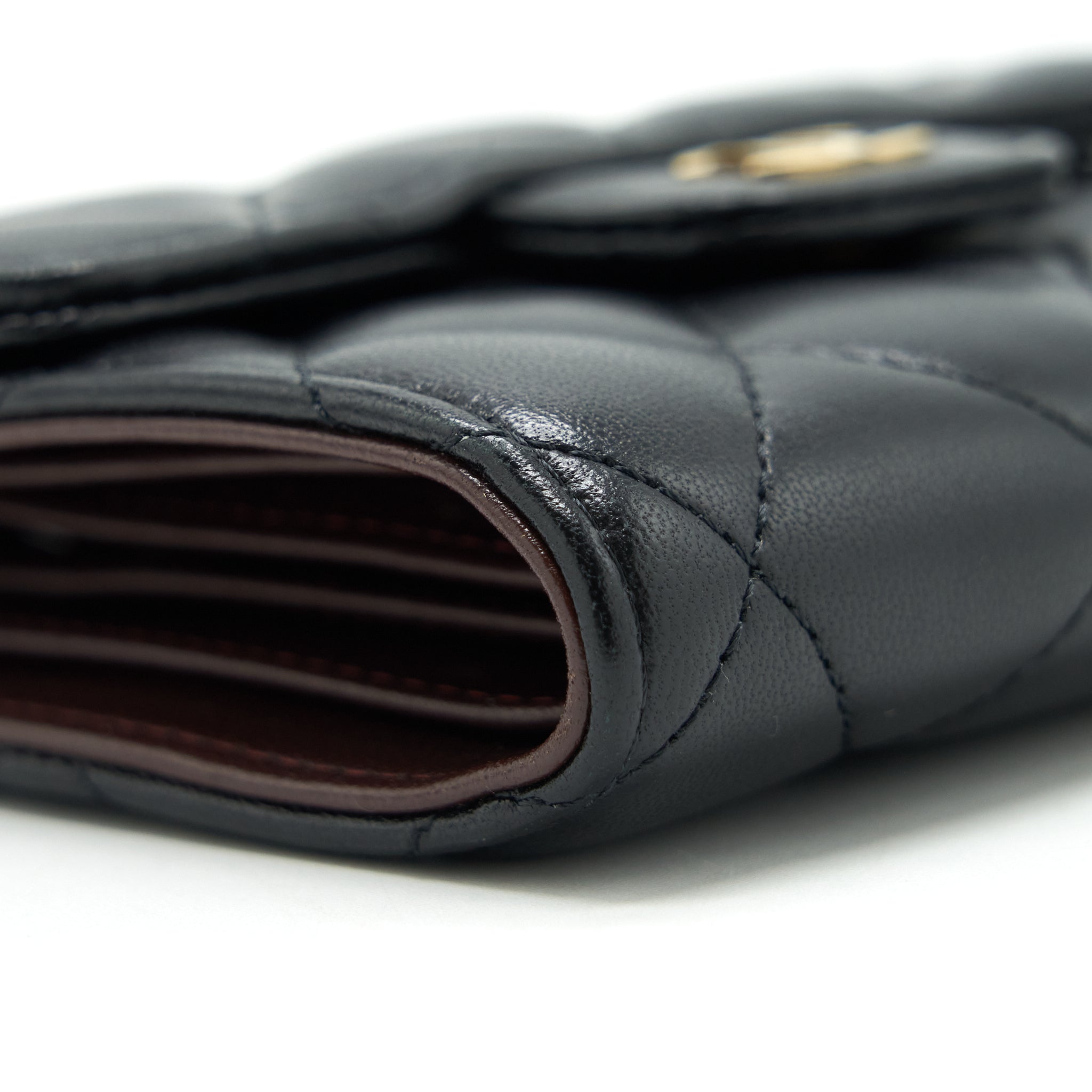 Chanel Classic Flap Wallet Lambskin Black