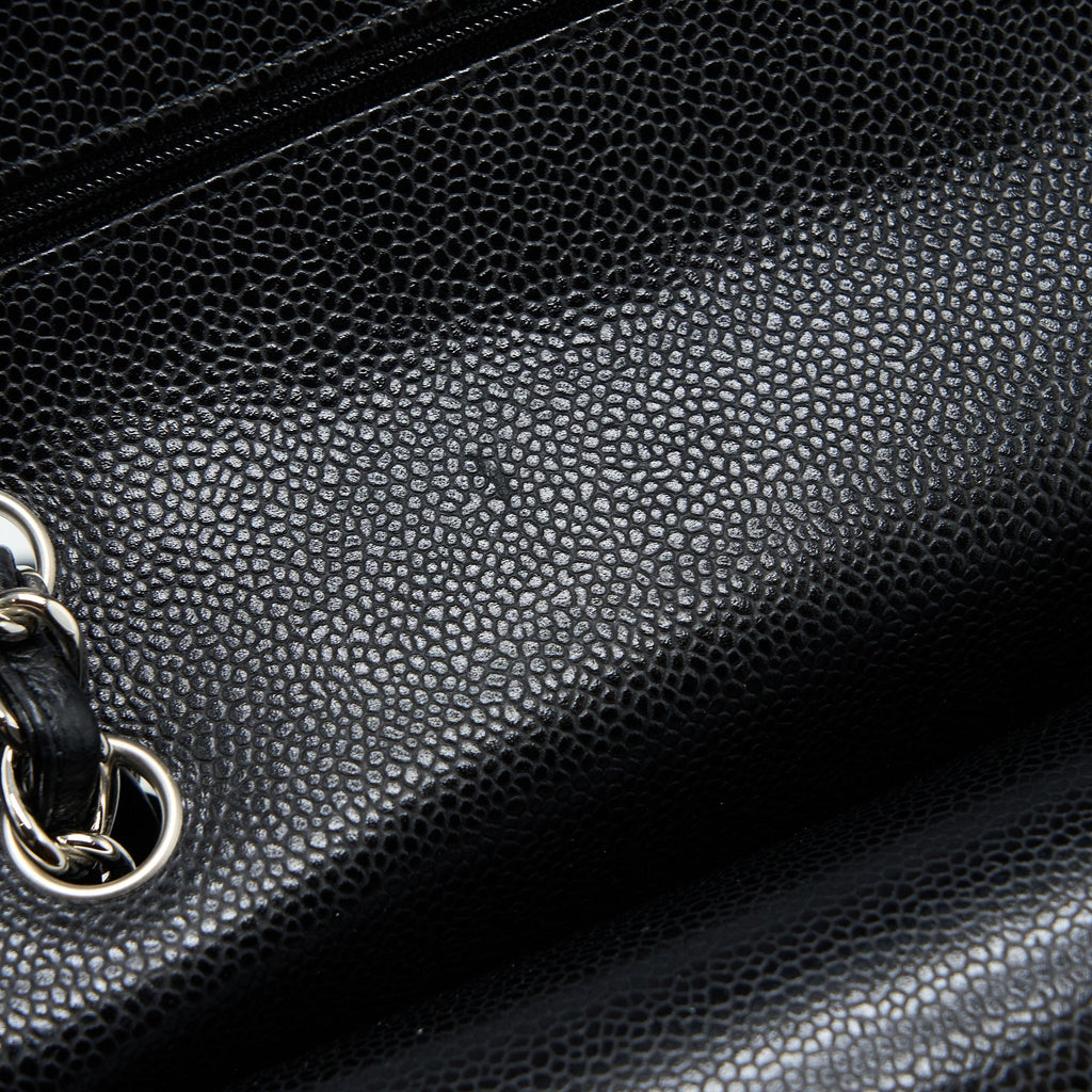 Chanel Jumbo Classic Double Flap Bag Caviar Black