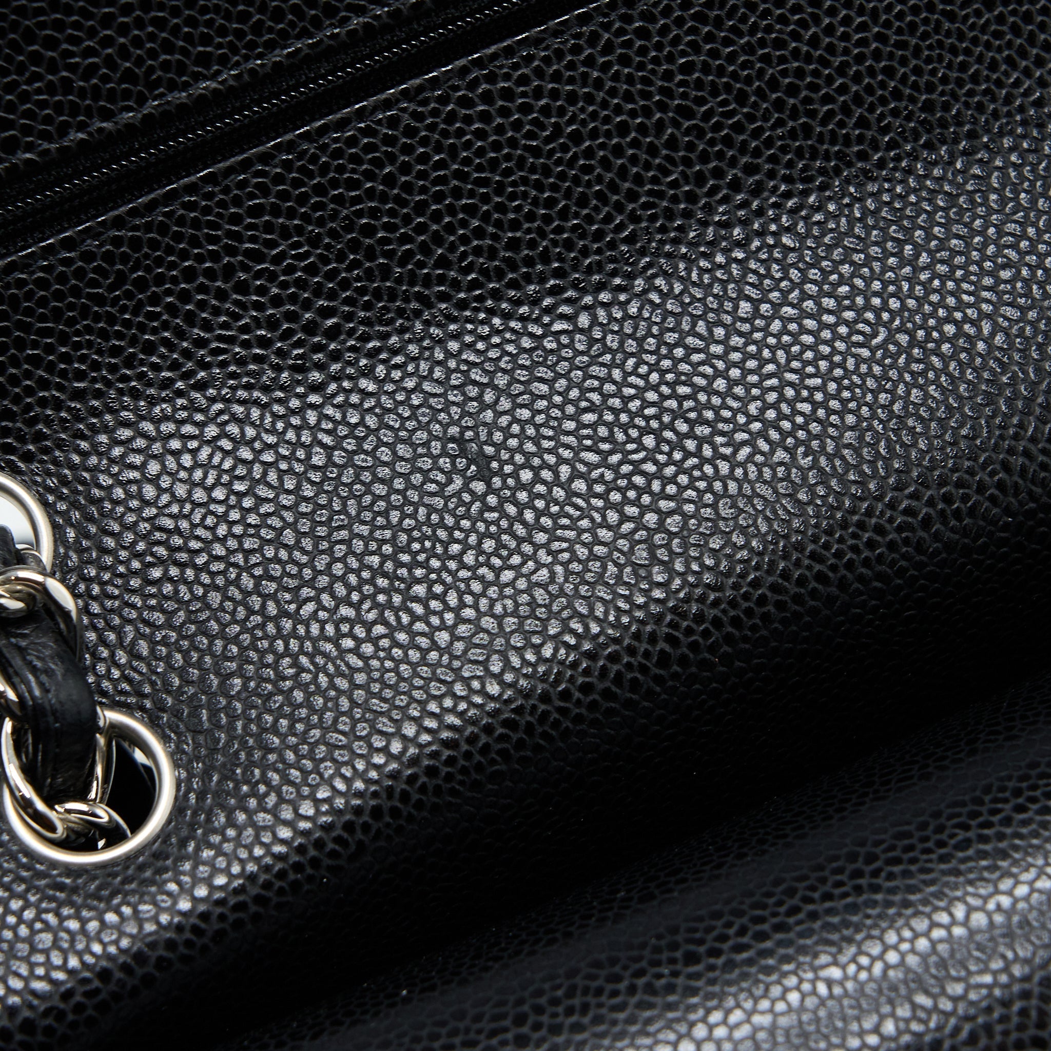 Chanel Jumbo Classic Double Flap Bag Caviar Black