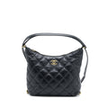 Chanel 22B Hobo Bag Lambskin Black  (Microchip)