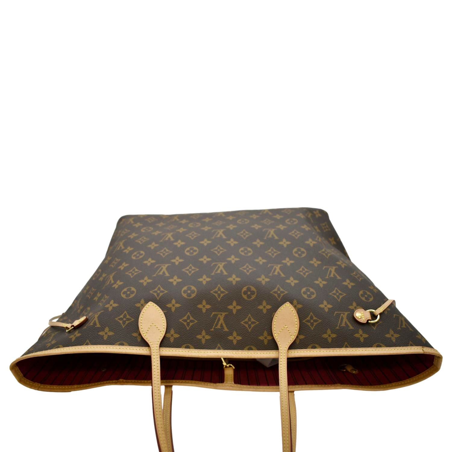 LOUIS VUITTON Neverfull GM Monogram Canvas Tote Bag Brown