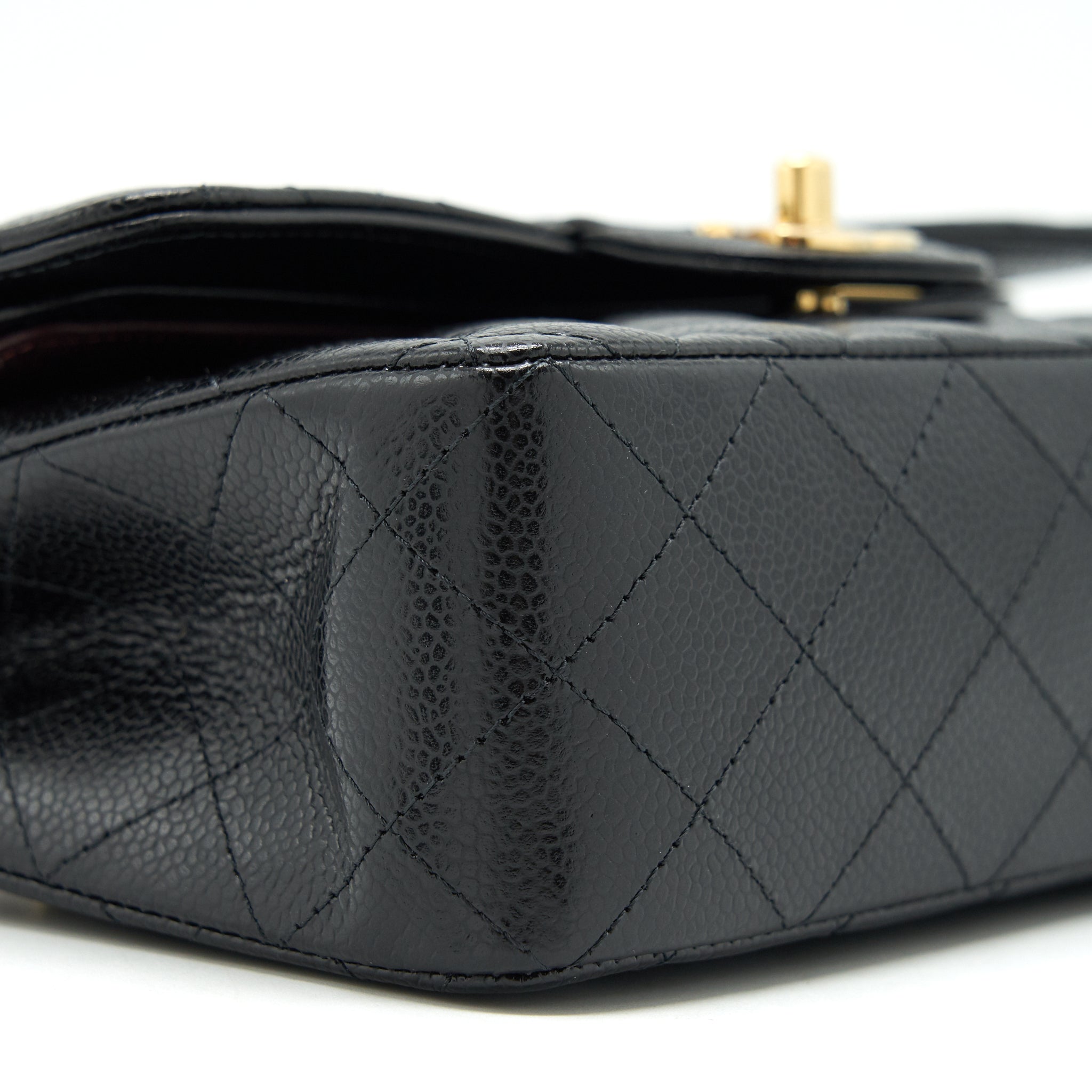 Chanel Small classic double Flap bag Caviar black