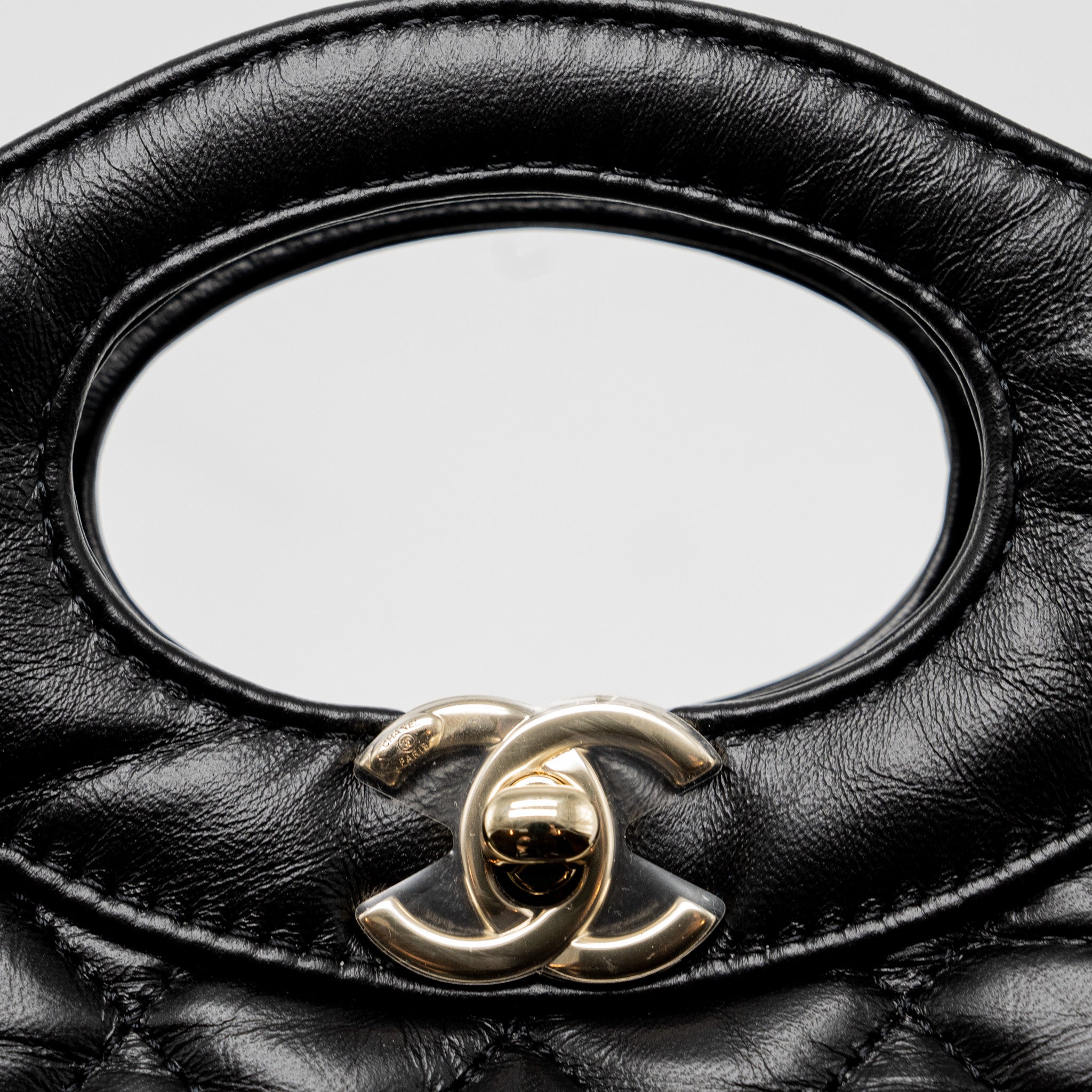 Chanel 23A Mini 31 Bag Calfskin Black L (Microchip)