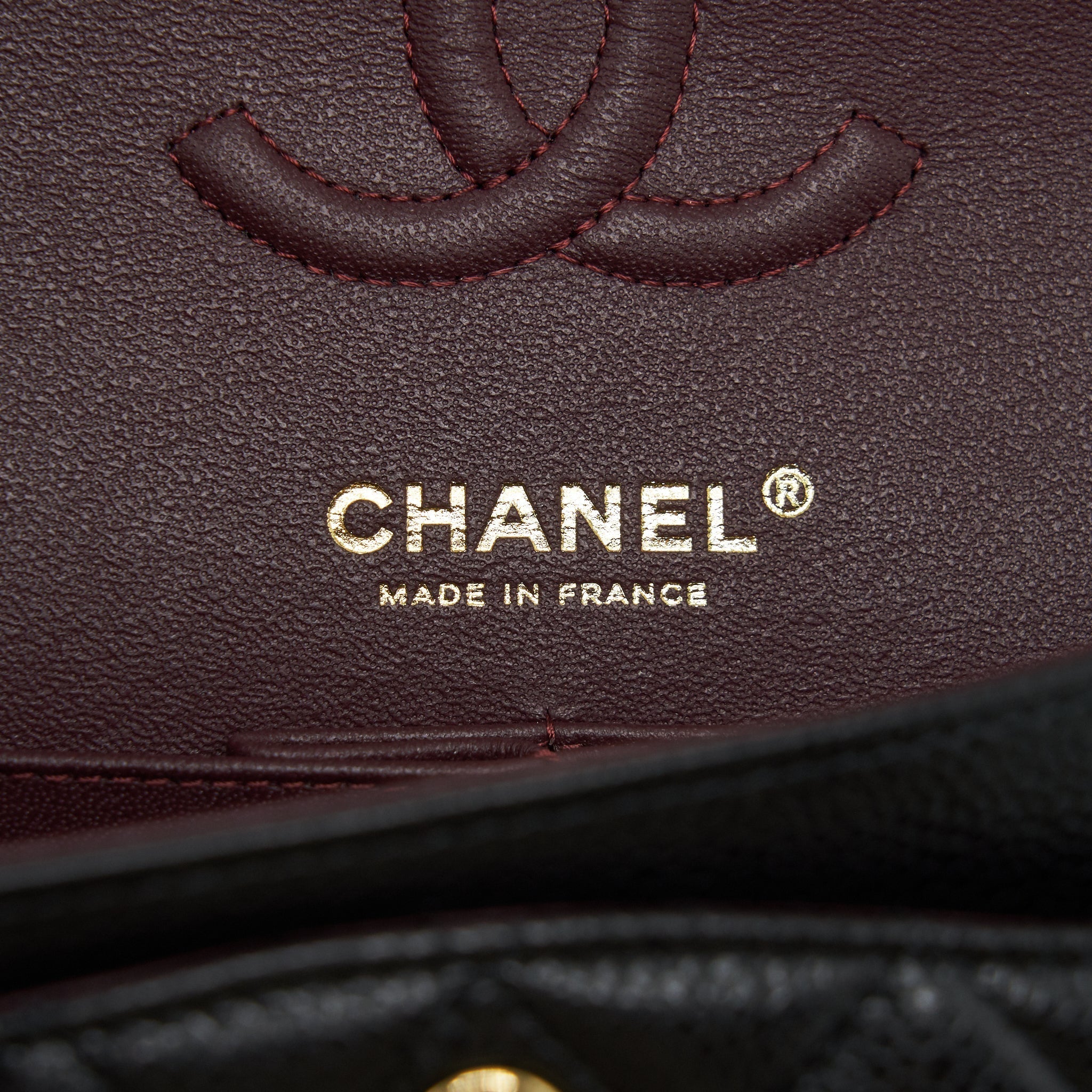 Chanel Small classic double Flap bag Caviar black