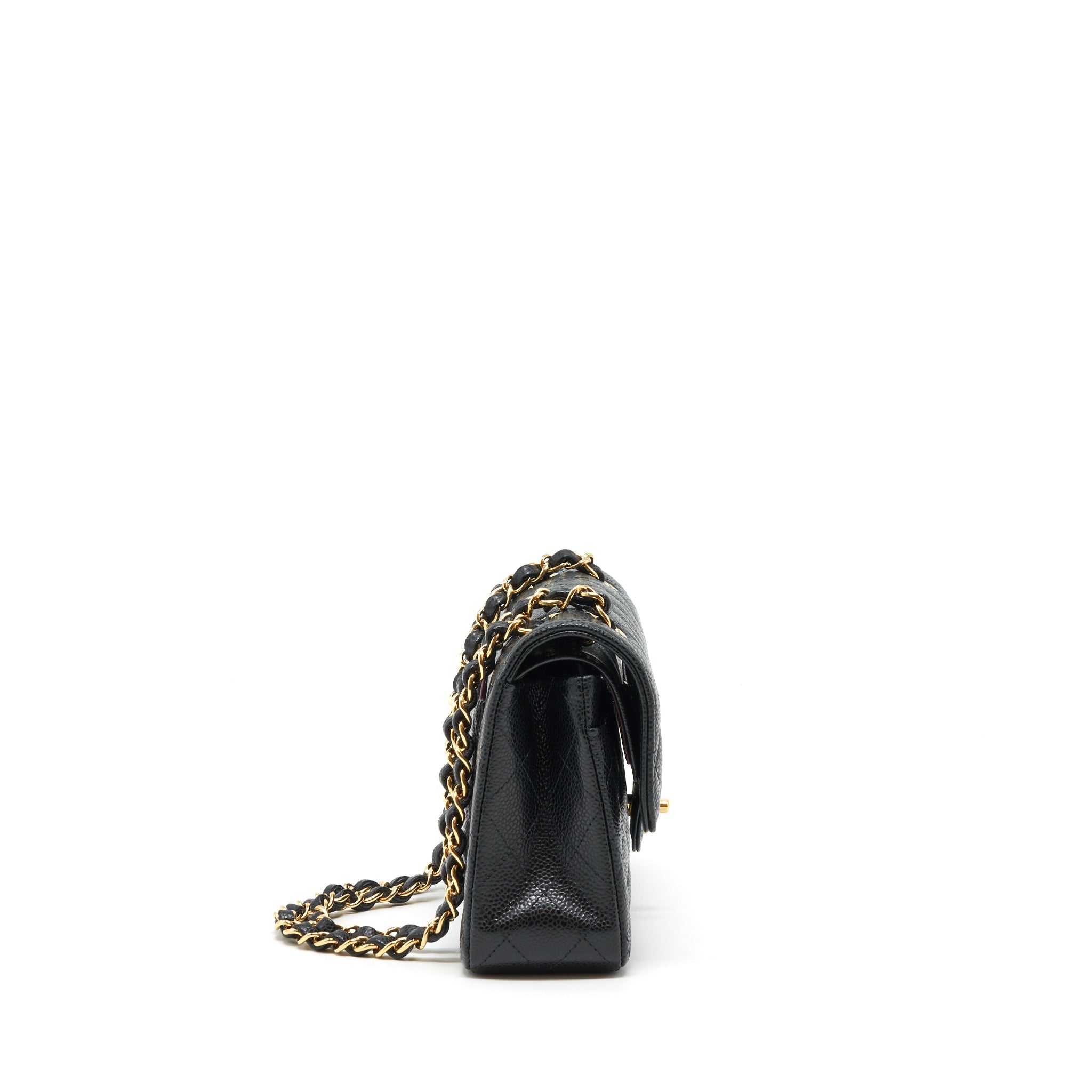 Chanel Small Classic Double Flap Caviar Black