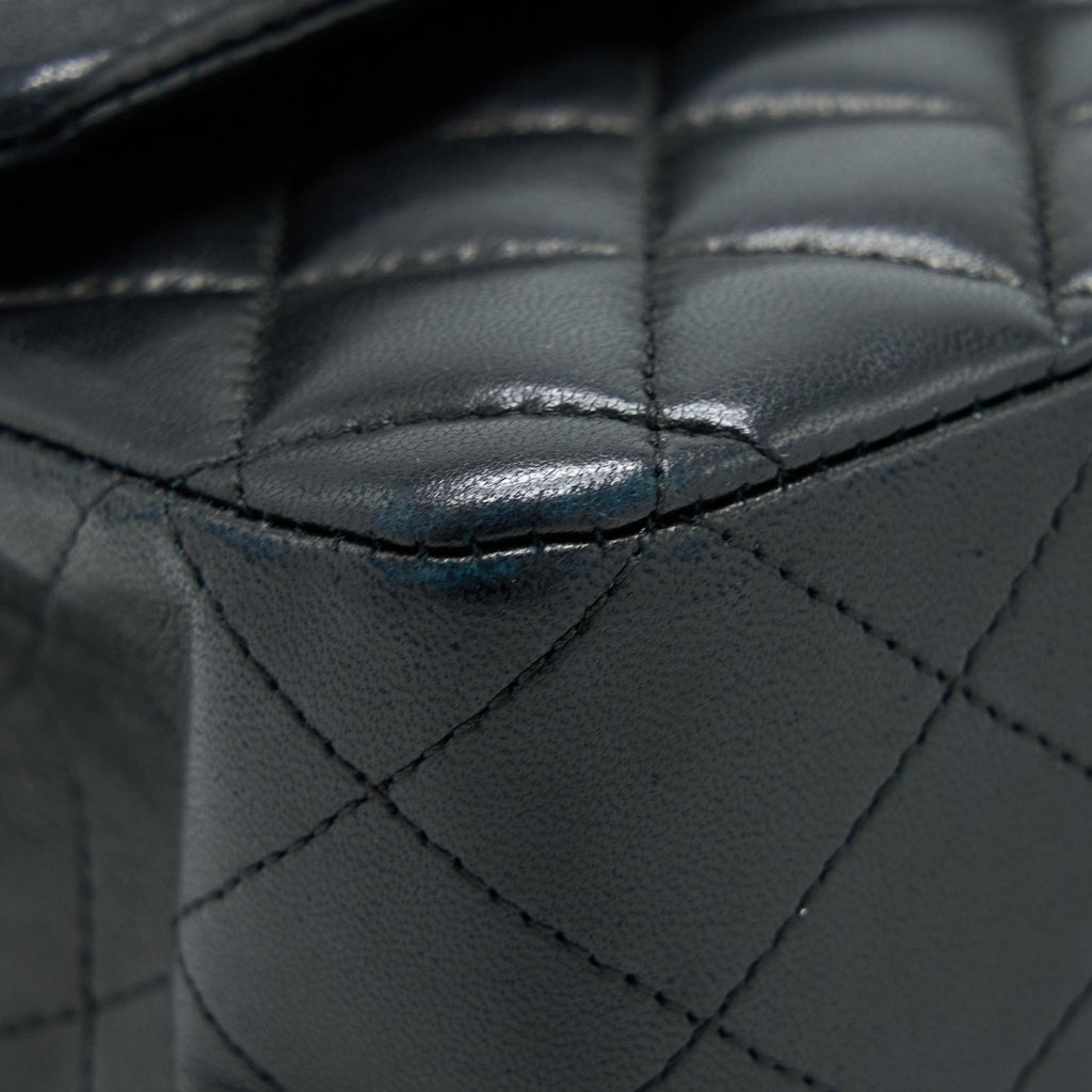 Chanel Medium Classic Double Flap Bag Lambskin Black