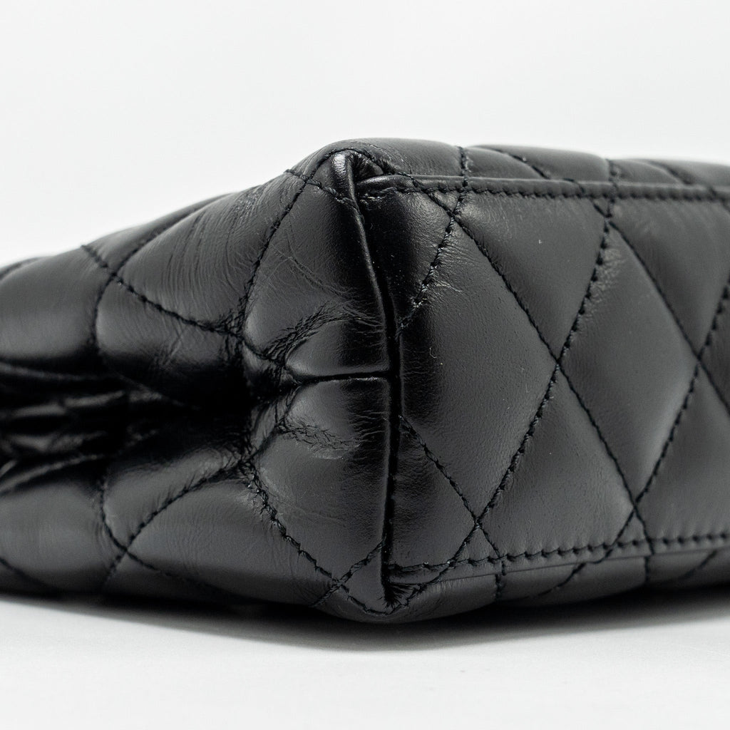 CHANEL Mini Kelly Shopping tote bag Calfskin Black  (Microchip)