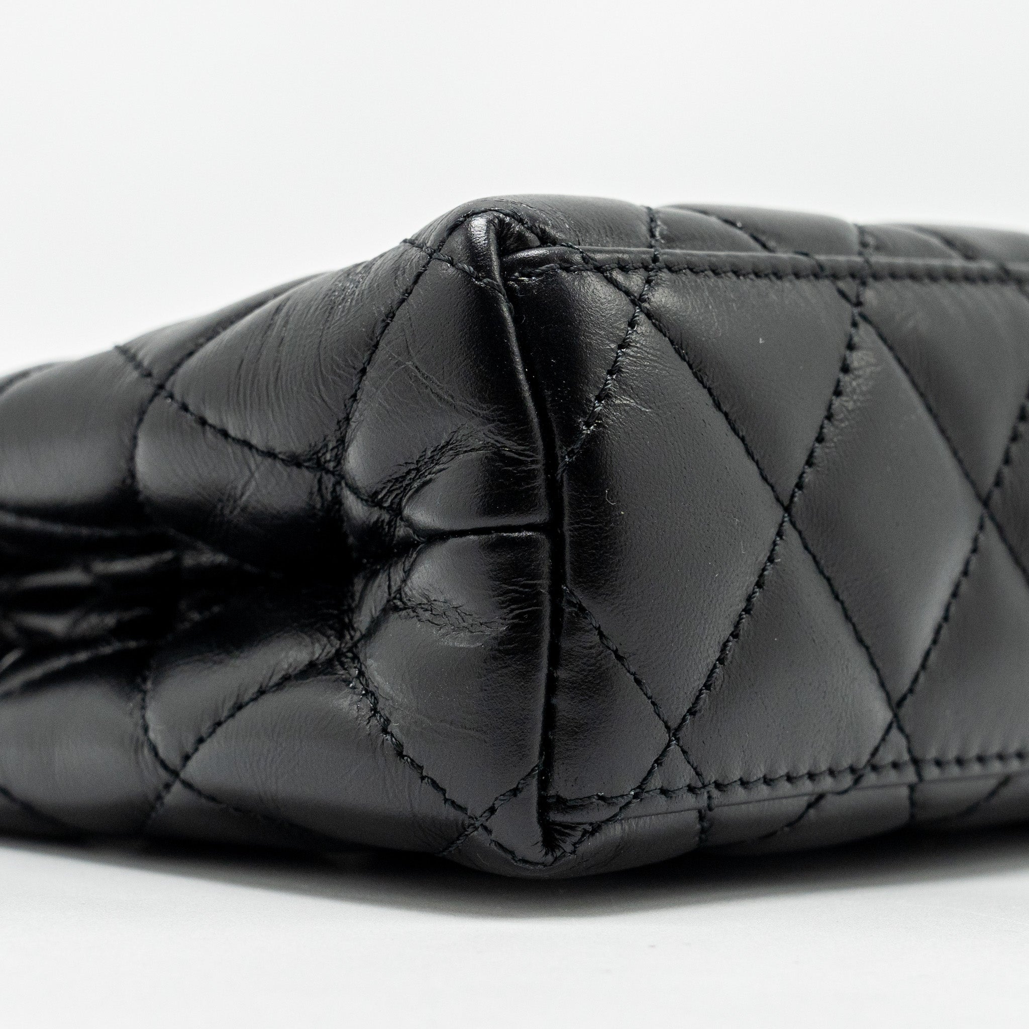 CHANEL Mini Kelly Shopping tote bag Calfskin Black  (Microchip)