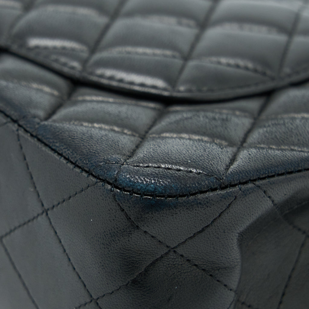 Chanel Medium Classic Double Flap Bag Lambskin Black
