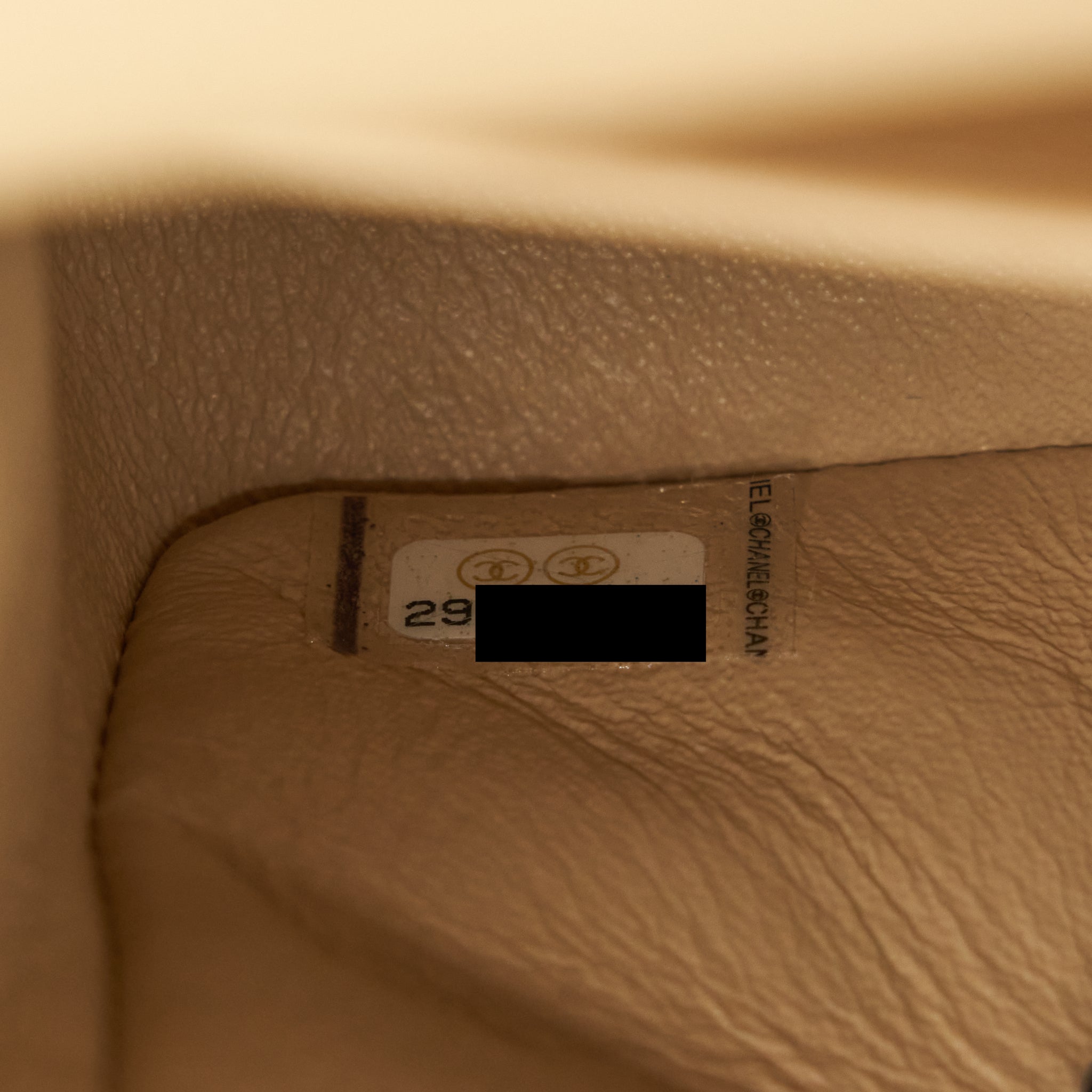 Chanel Classic Double Flap Bag Caviar Beige