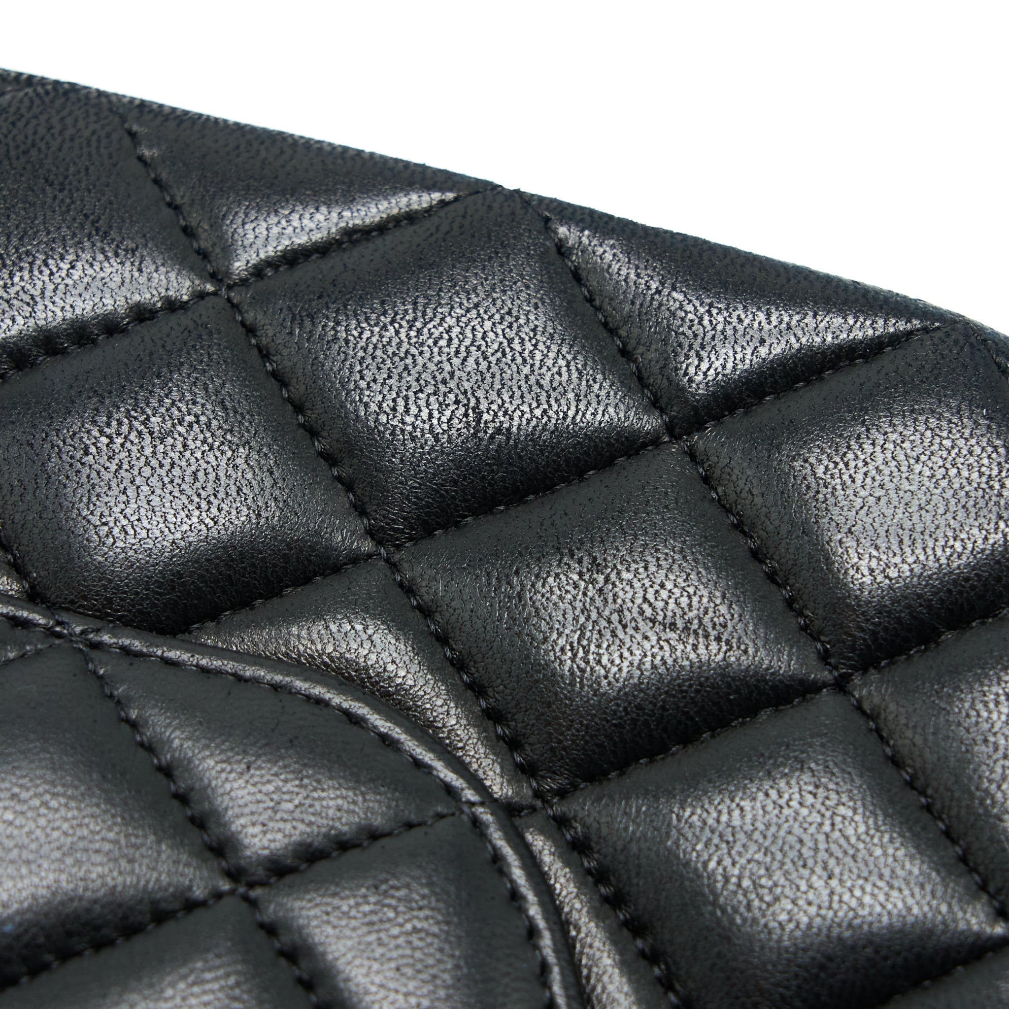 Chanel Medium Classic Double Flap Bag Lambskin Black