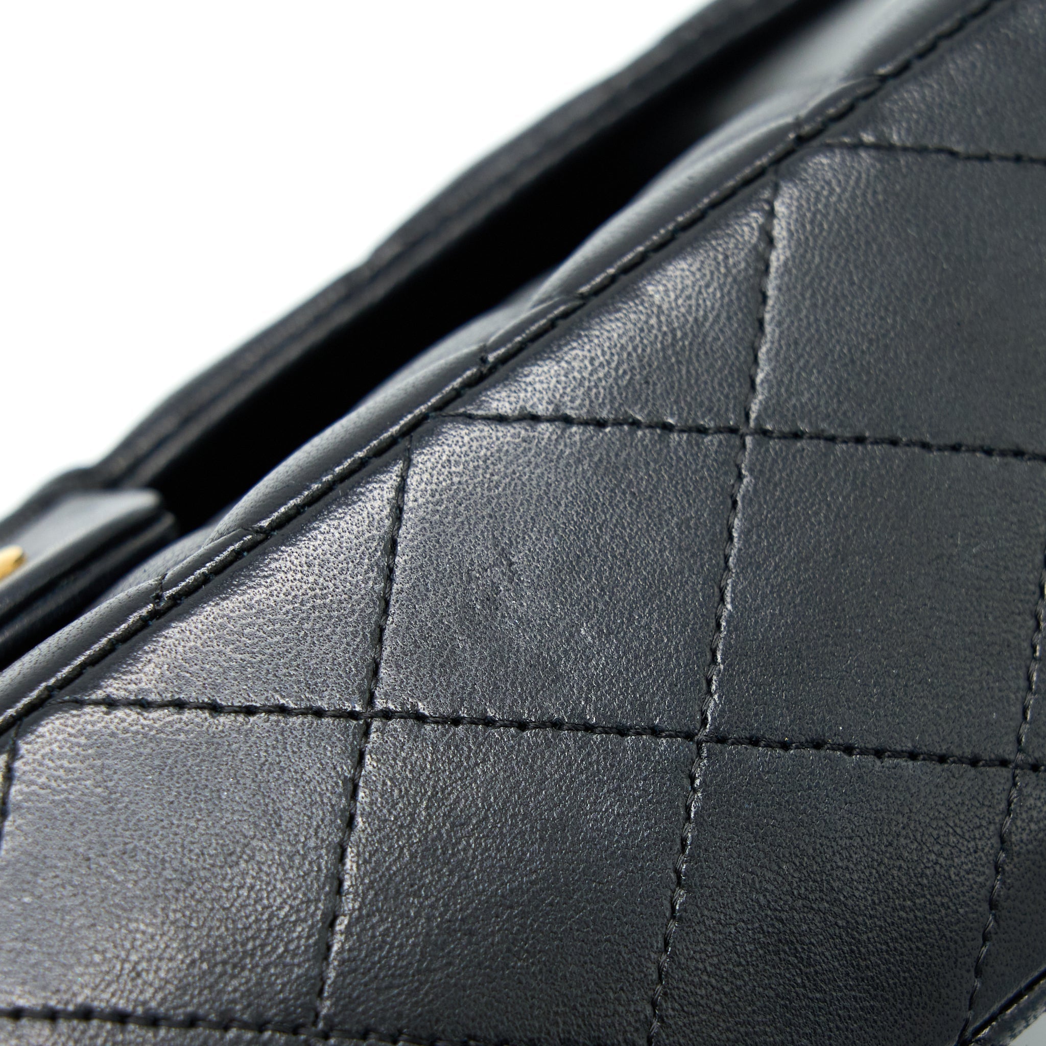 Chanel Medium Classic Double Flap Bag Lambskin Black