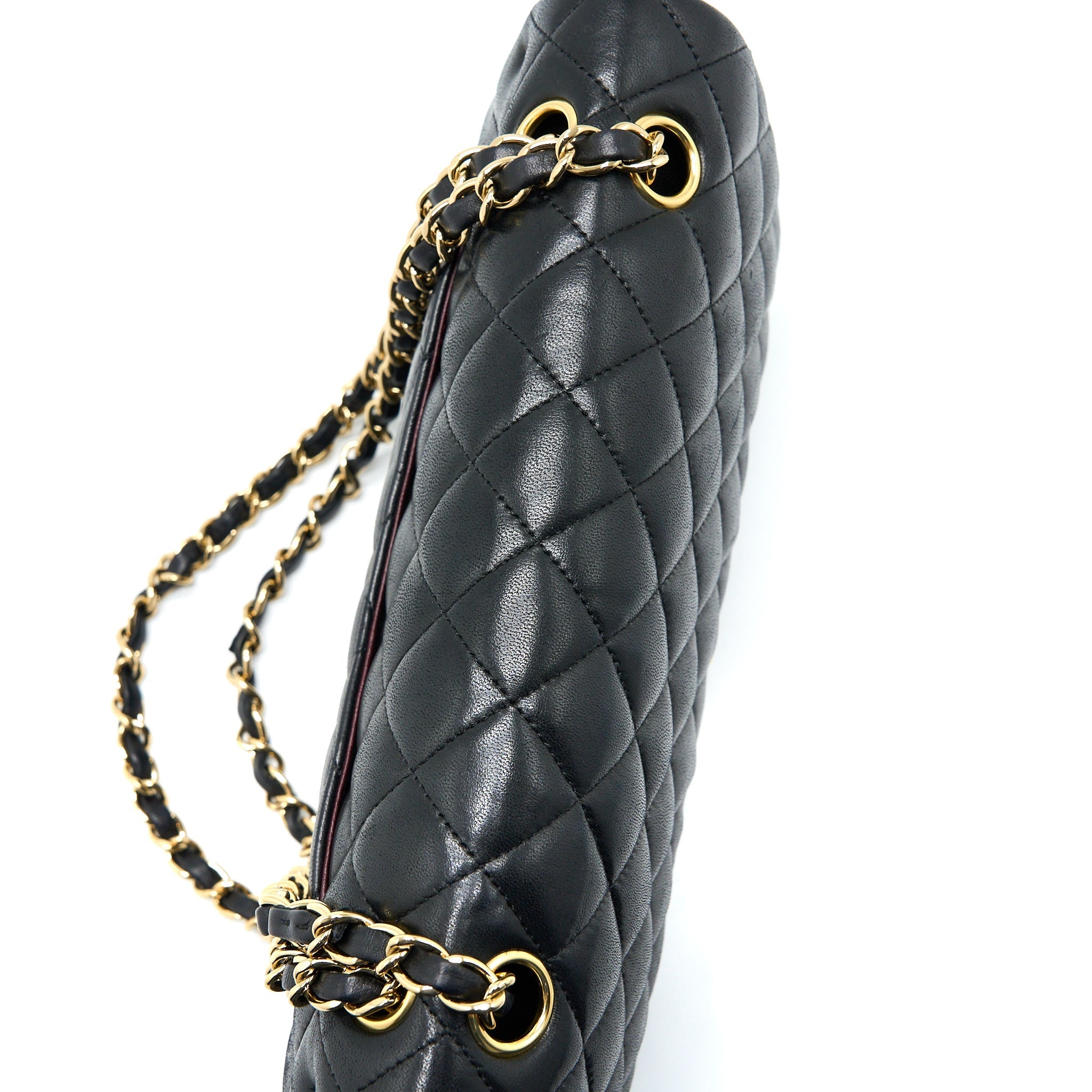 Chanel Medium Classic Double Flap Bag Lambskin Black