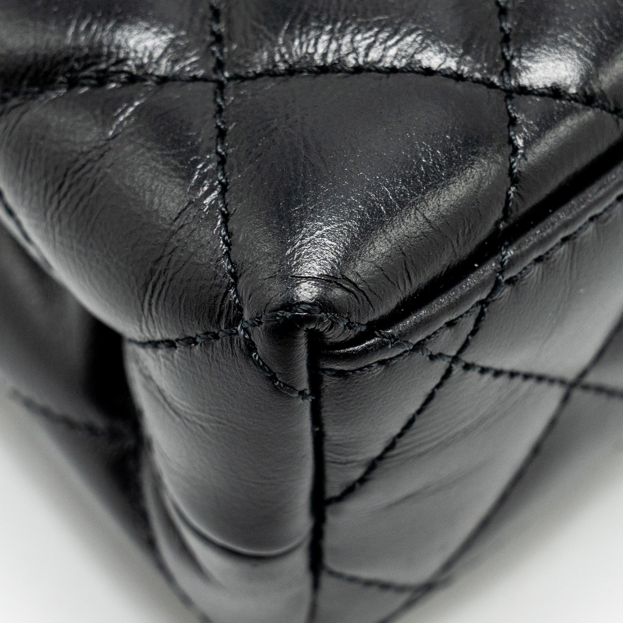 CHANEL Mini Kelly Shopping tote bag Calfskin Black  (Microchip)