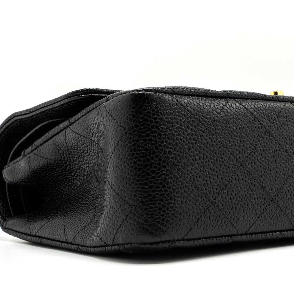 Chanel Medium Classic Double Flap Bag Caviar Black