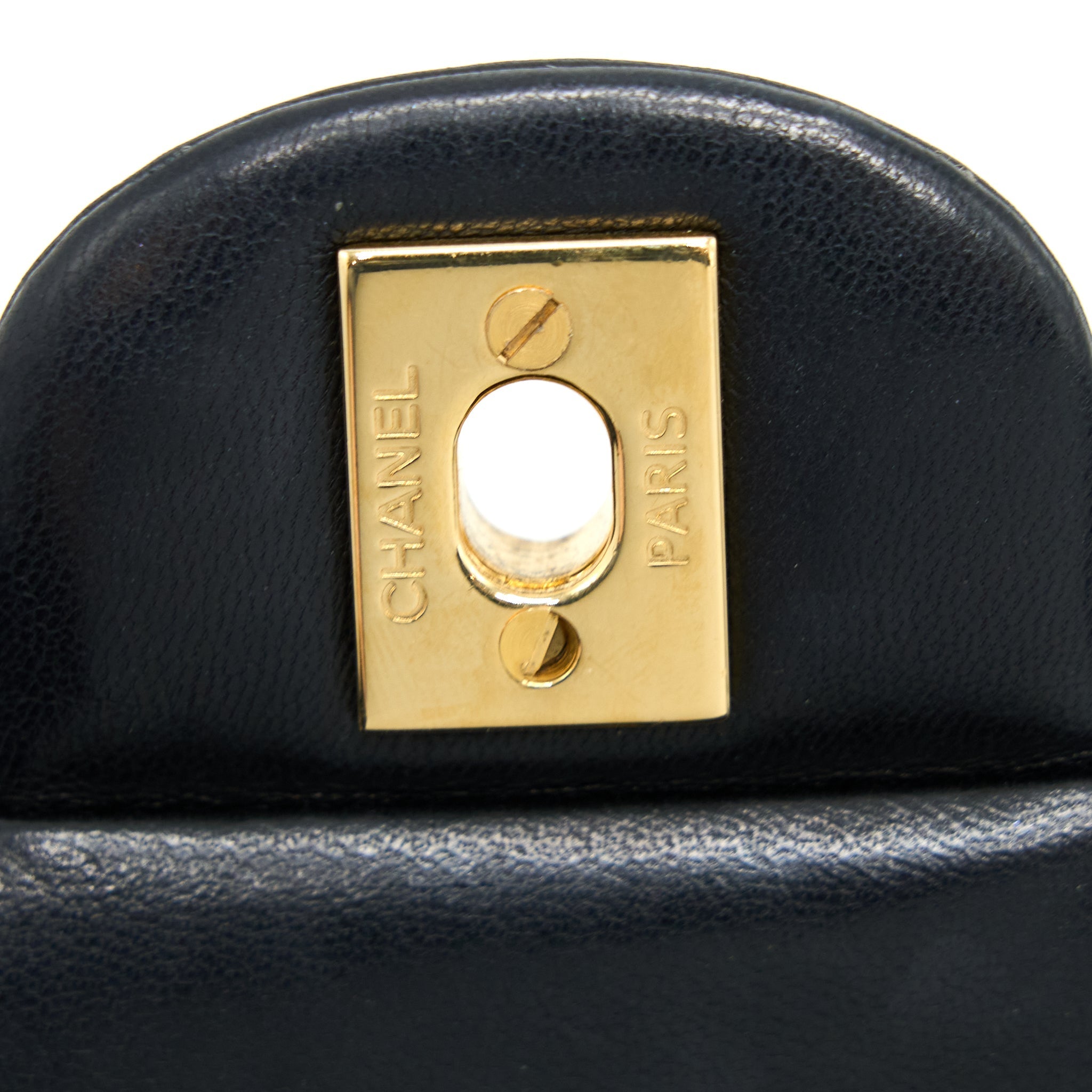Chanel Medium Classic Double Flap Bag Lambskin Black