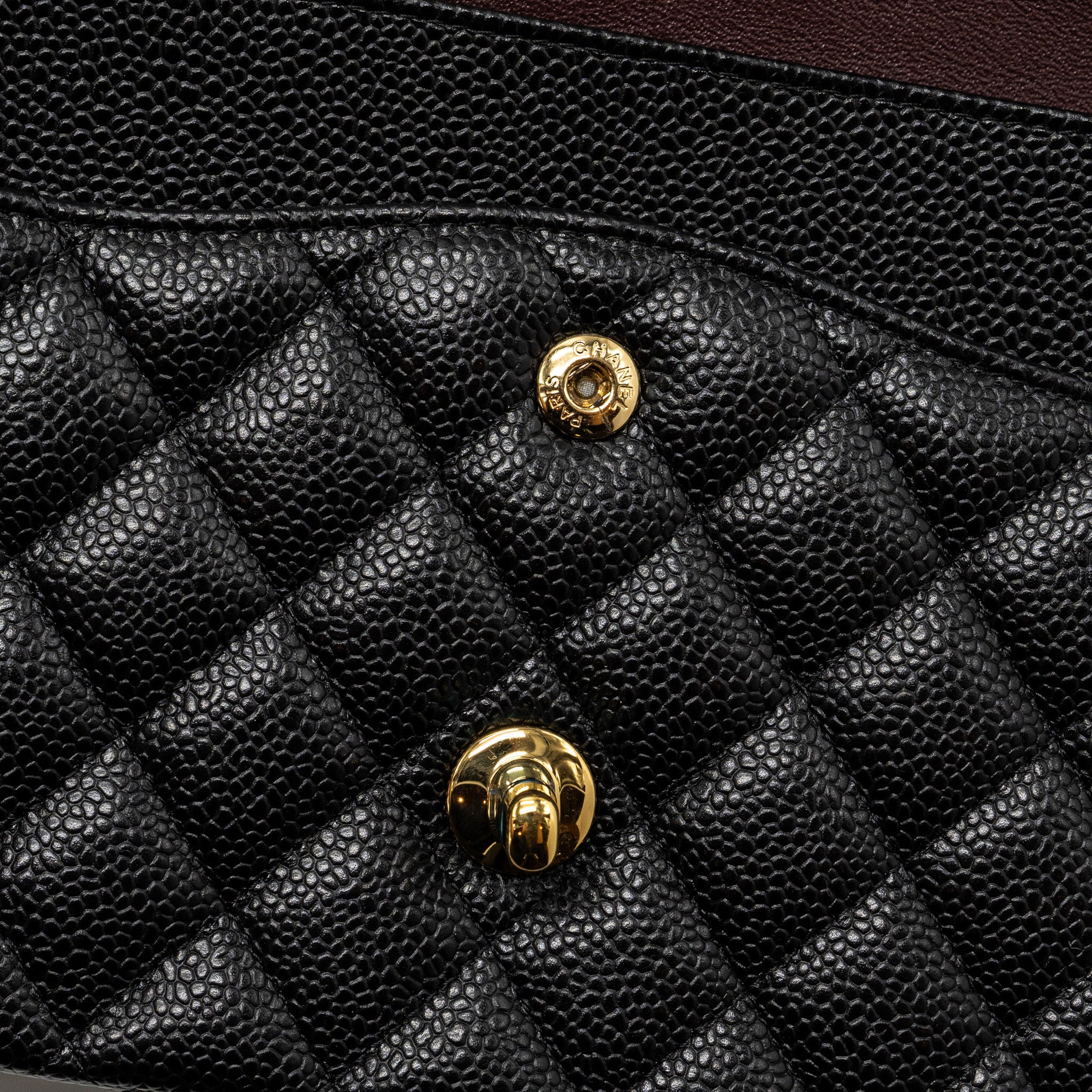 Chanel Medium Classic Double Flap Bag Caviar Black