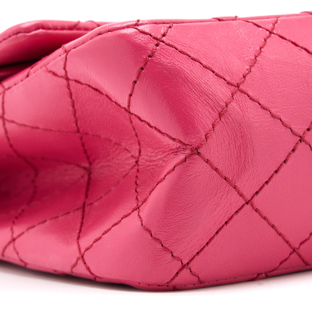 Chanel Small 2.55 Reissue Aged Calfskin Hot Pink Brushed