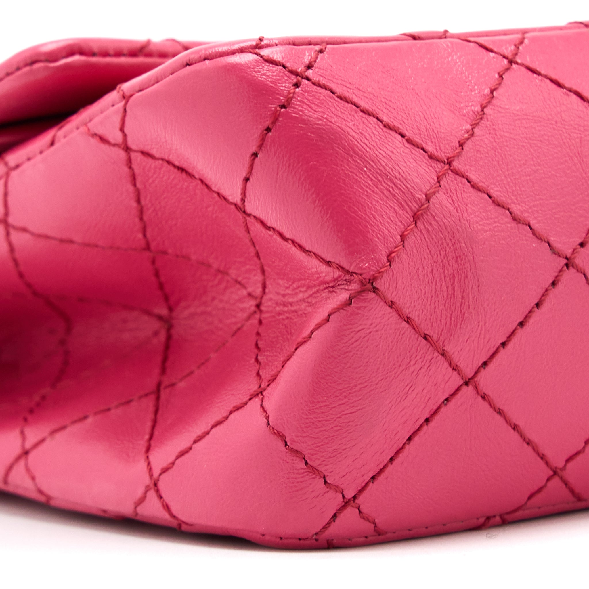 Chanel Small 2.55 Reissue Aged Calfskin Hot Pink Brushed