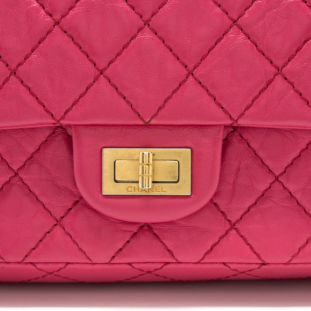 Chanel Small 2.55 Reissue Aged Calfskin Hot Pink Brushed