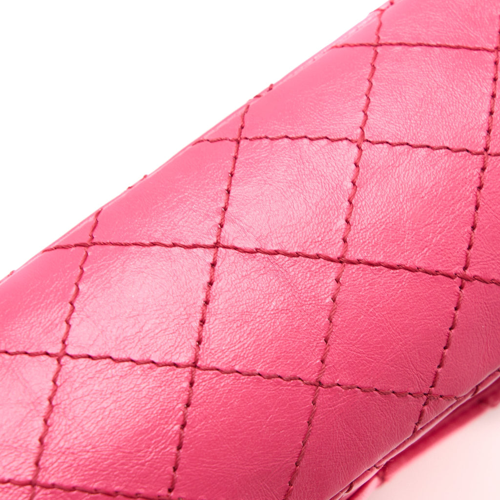 Chanel Small 2.55 Reissue Aged Calfskin Hot Pink Brushed
