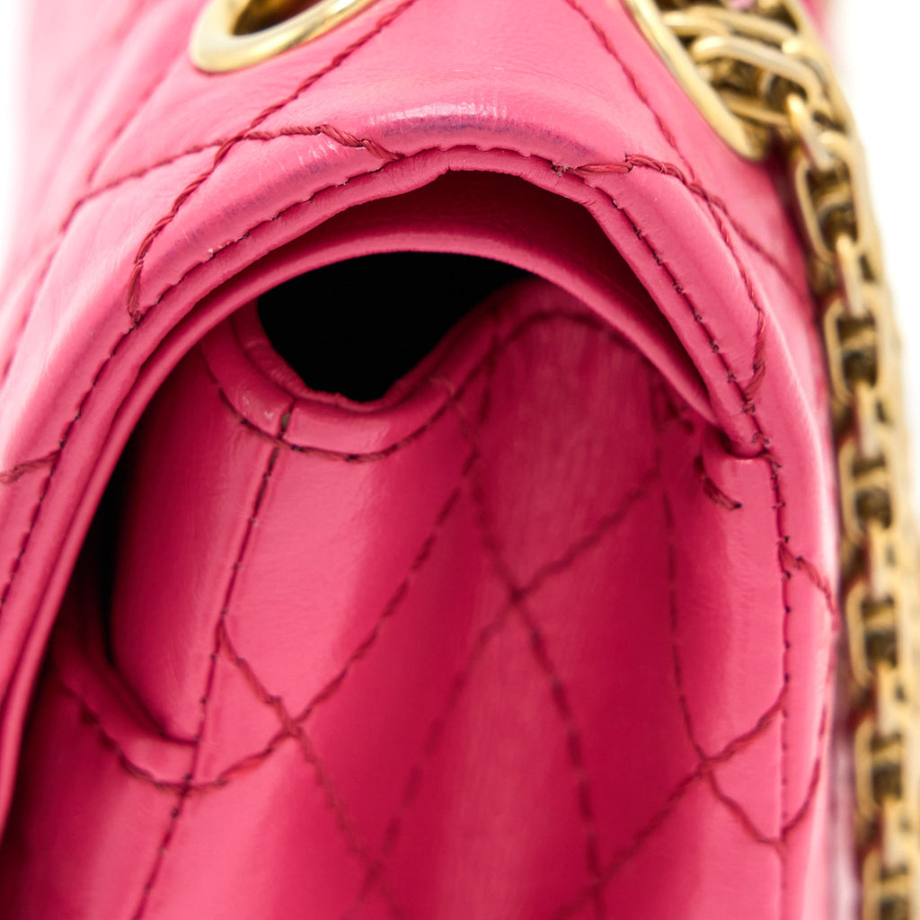 Chanel Small 2.55 Reissue Aged Calfskin Hot Pink Brushed