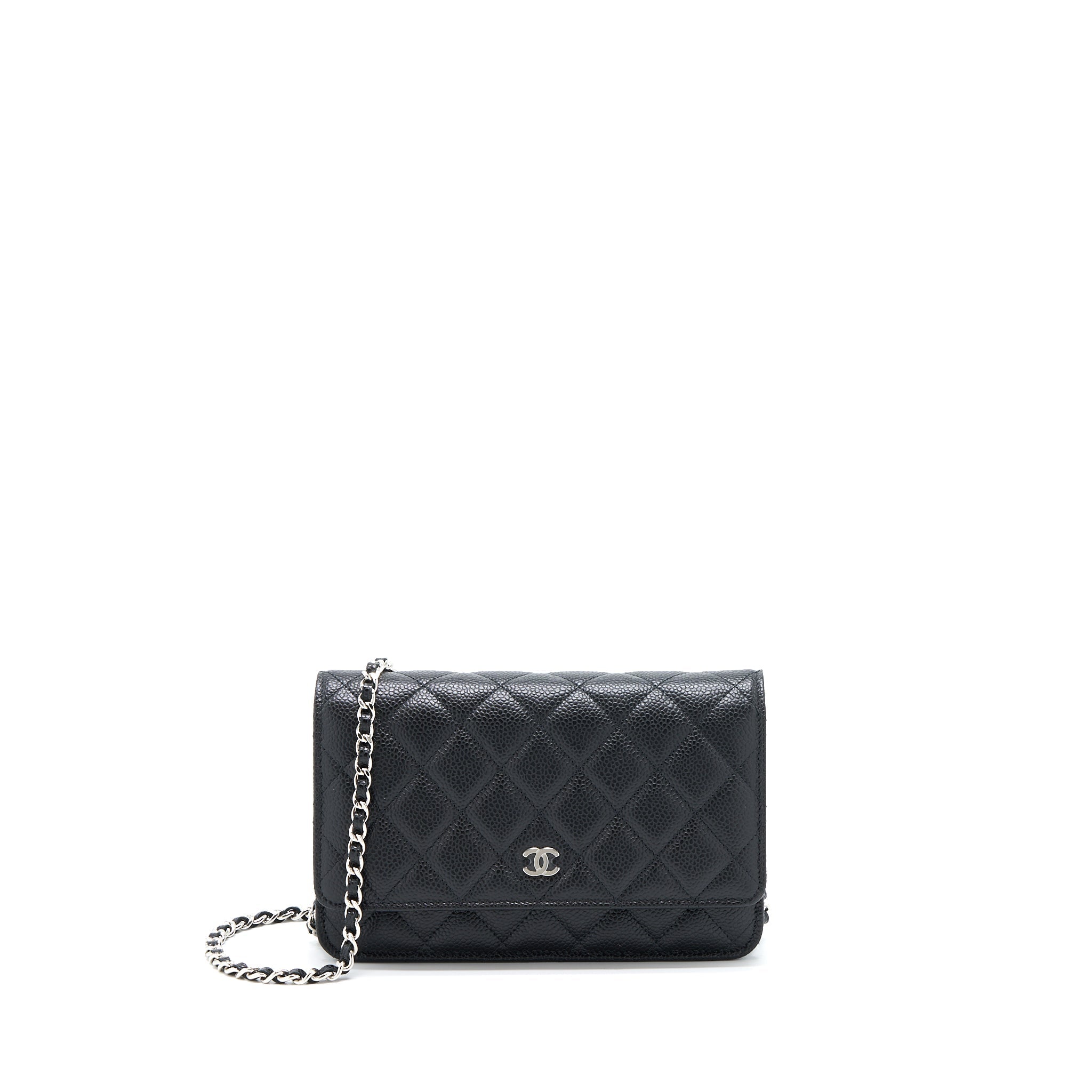 Chanel Classic Wallet On Chain Caviar Black (Microchip)
