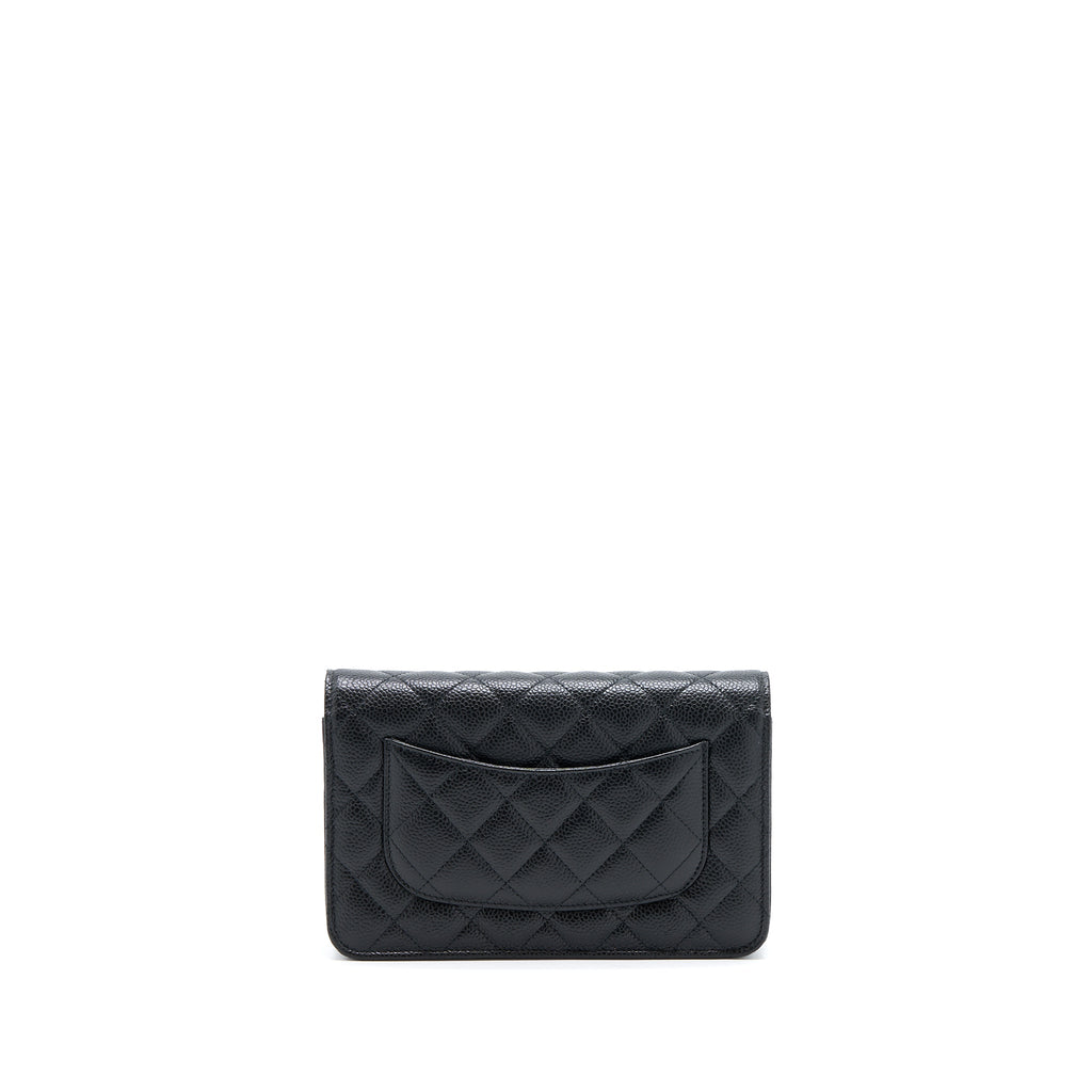 Chanel Classic Wallet On Chain Caviar Black (Microchip)