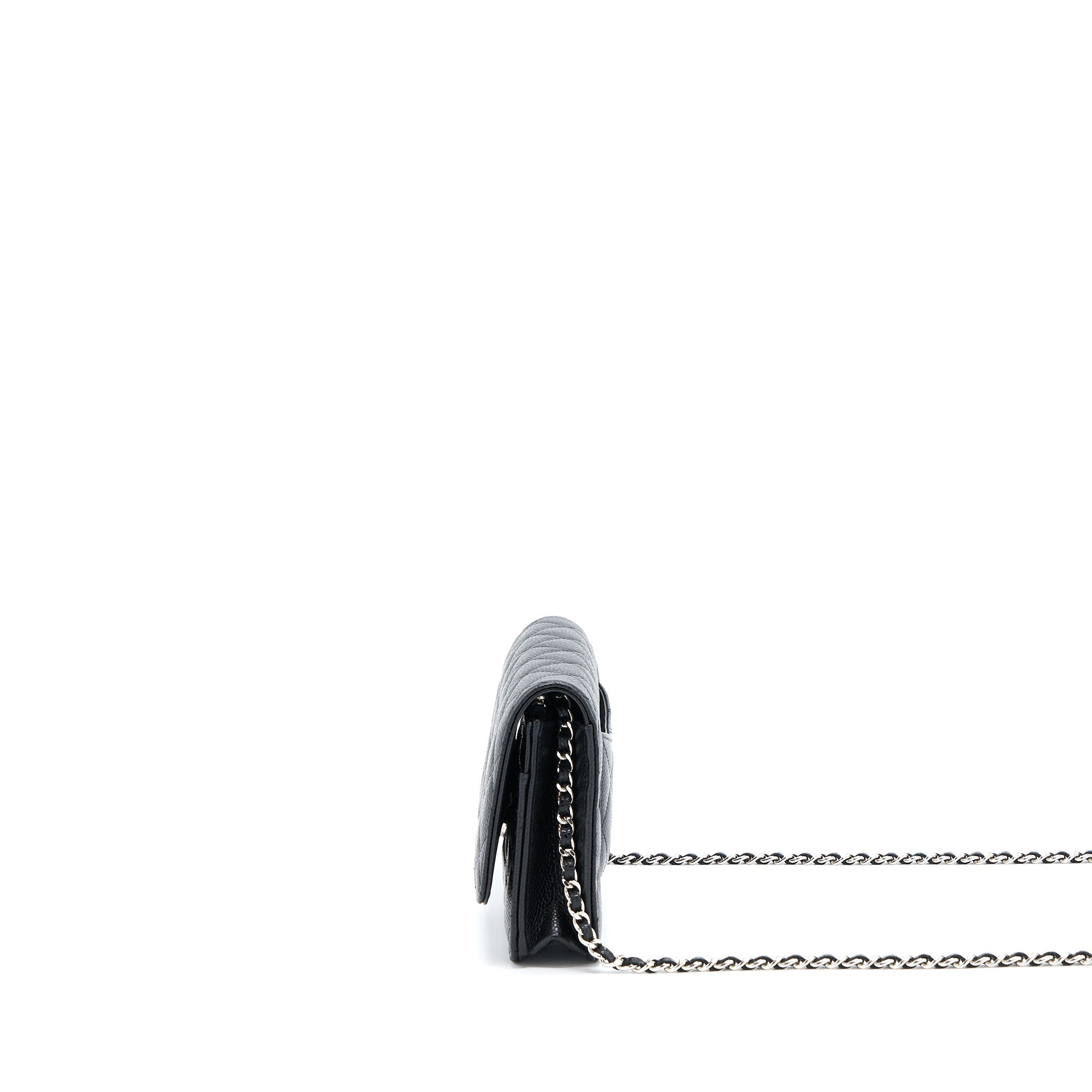 Chanel Classic Wallet On Chain Caviar Black (Microchip)