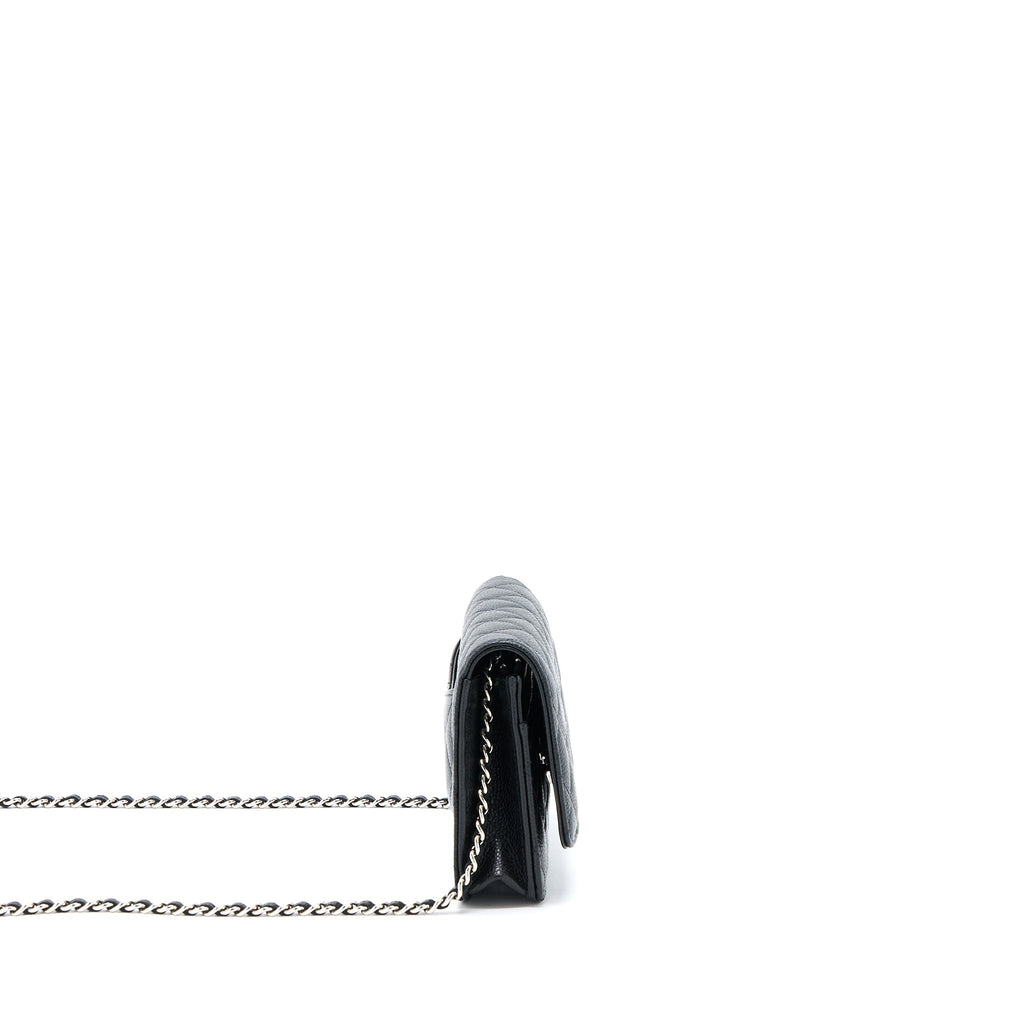 Chanel Classic Wallet On Chain Caviar Black (Microchip)