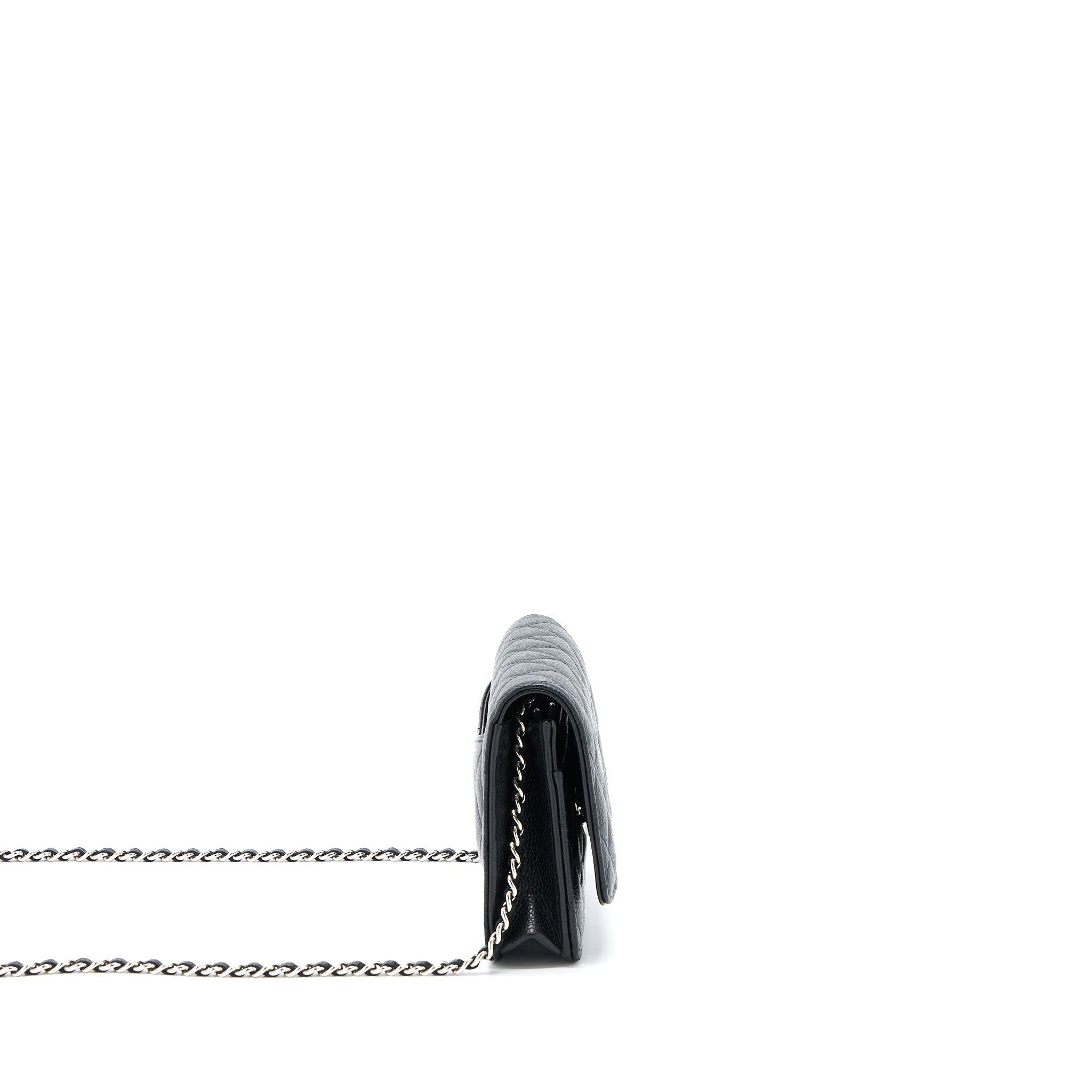 Chanel Classic Wallet On Chain Caviar Black (Microchip)