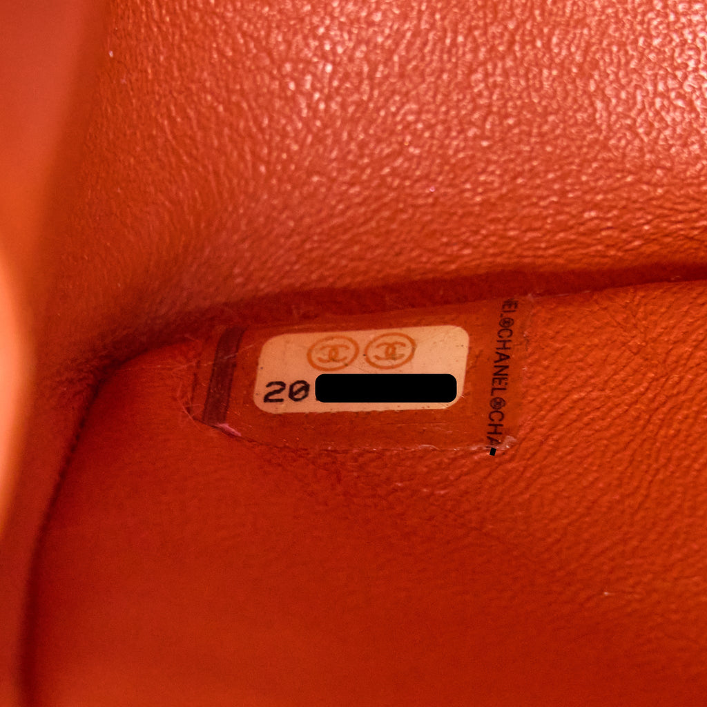 Chanel Small 2.55 Reissue Flap Bag Patent Orange