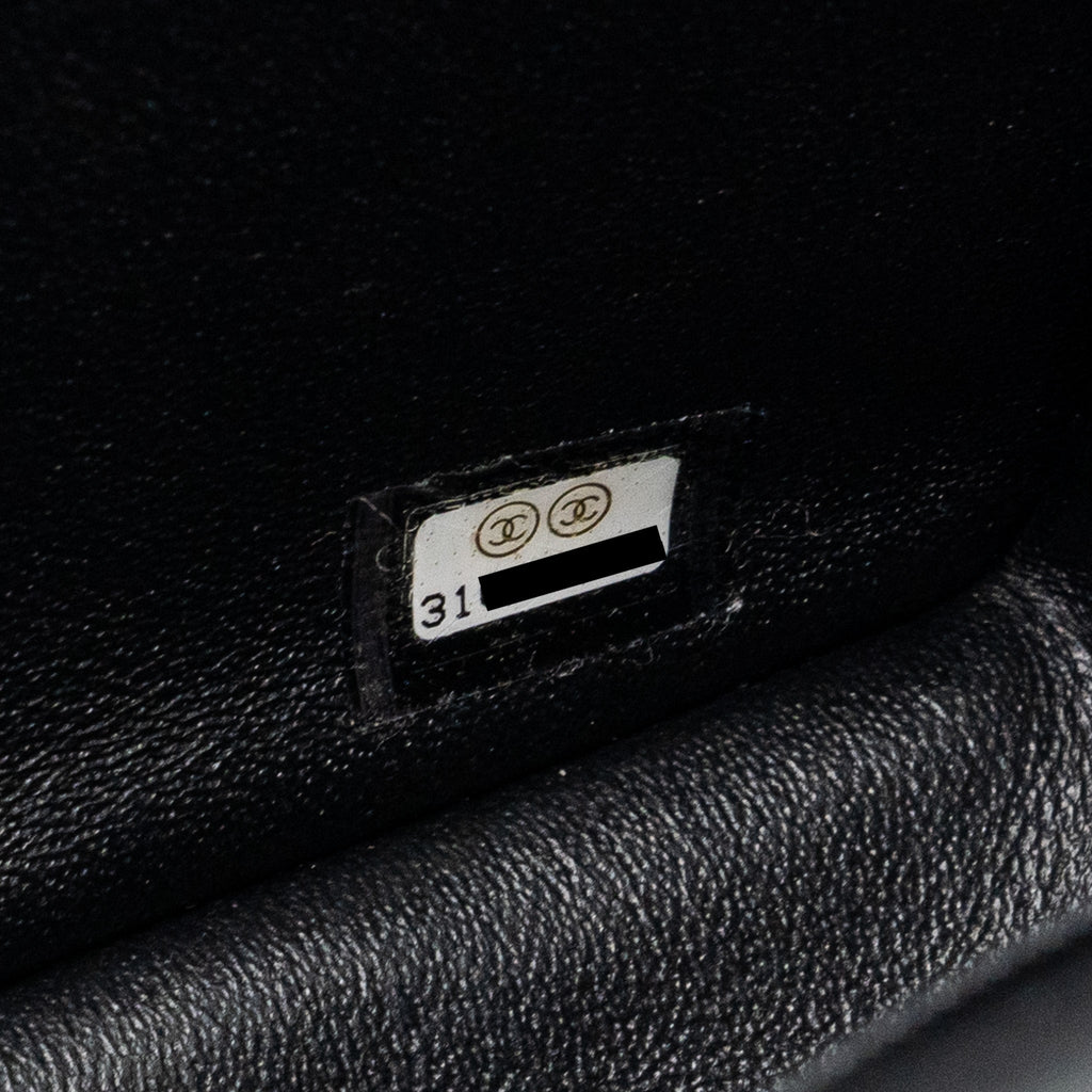 Chanel mini rectangular Flap Bag Lambskin Black L