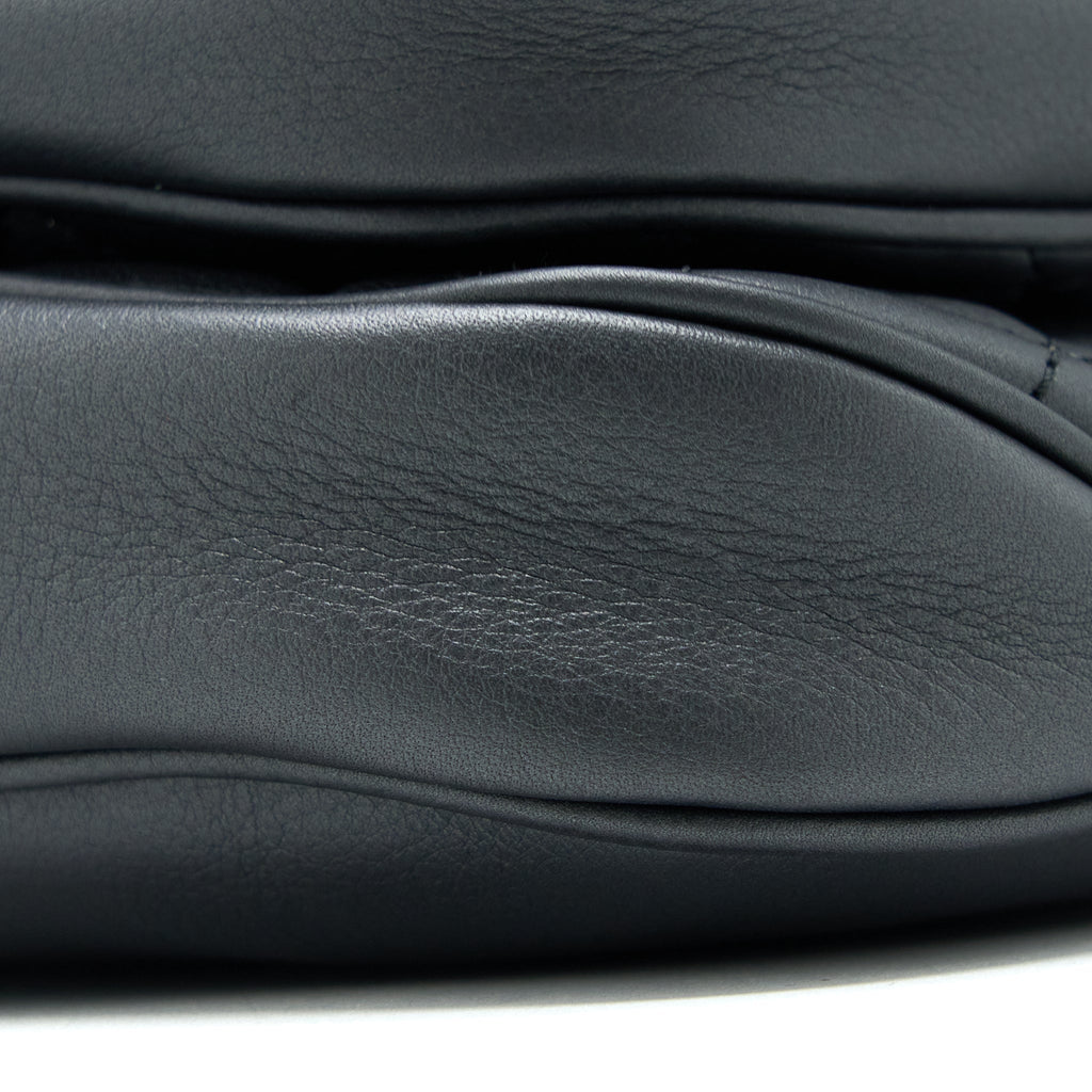Chanel Quilted Waist Bag Calfskin Black L