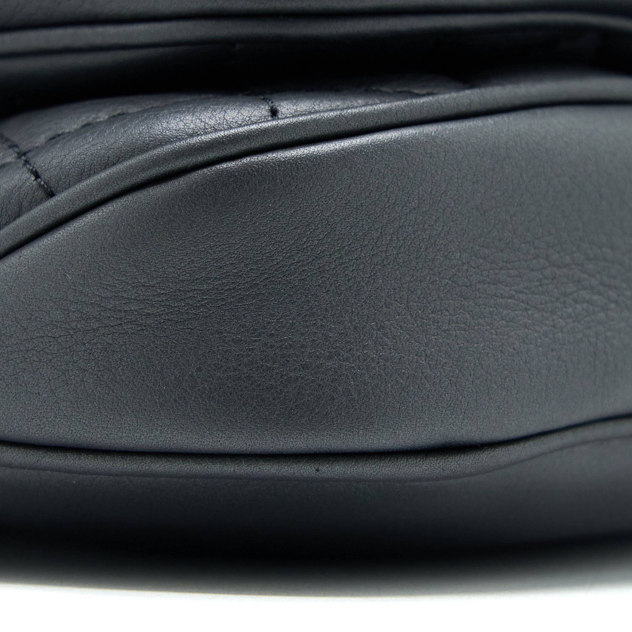 Chanel Quilted Waist Bag Calfskin Black L