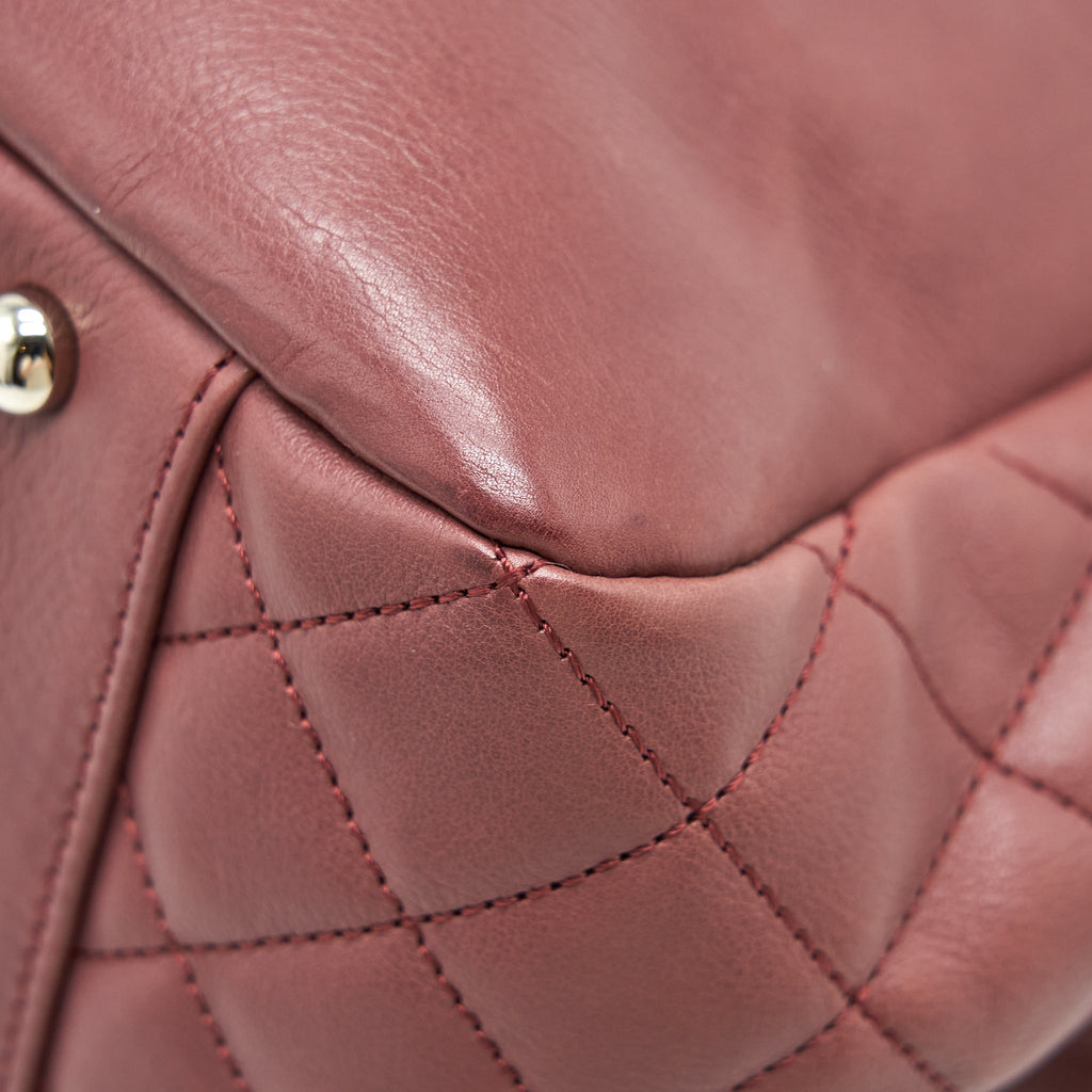 Chanel Flap Tote Bag Brown