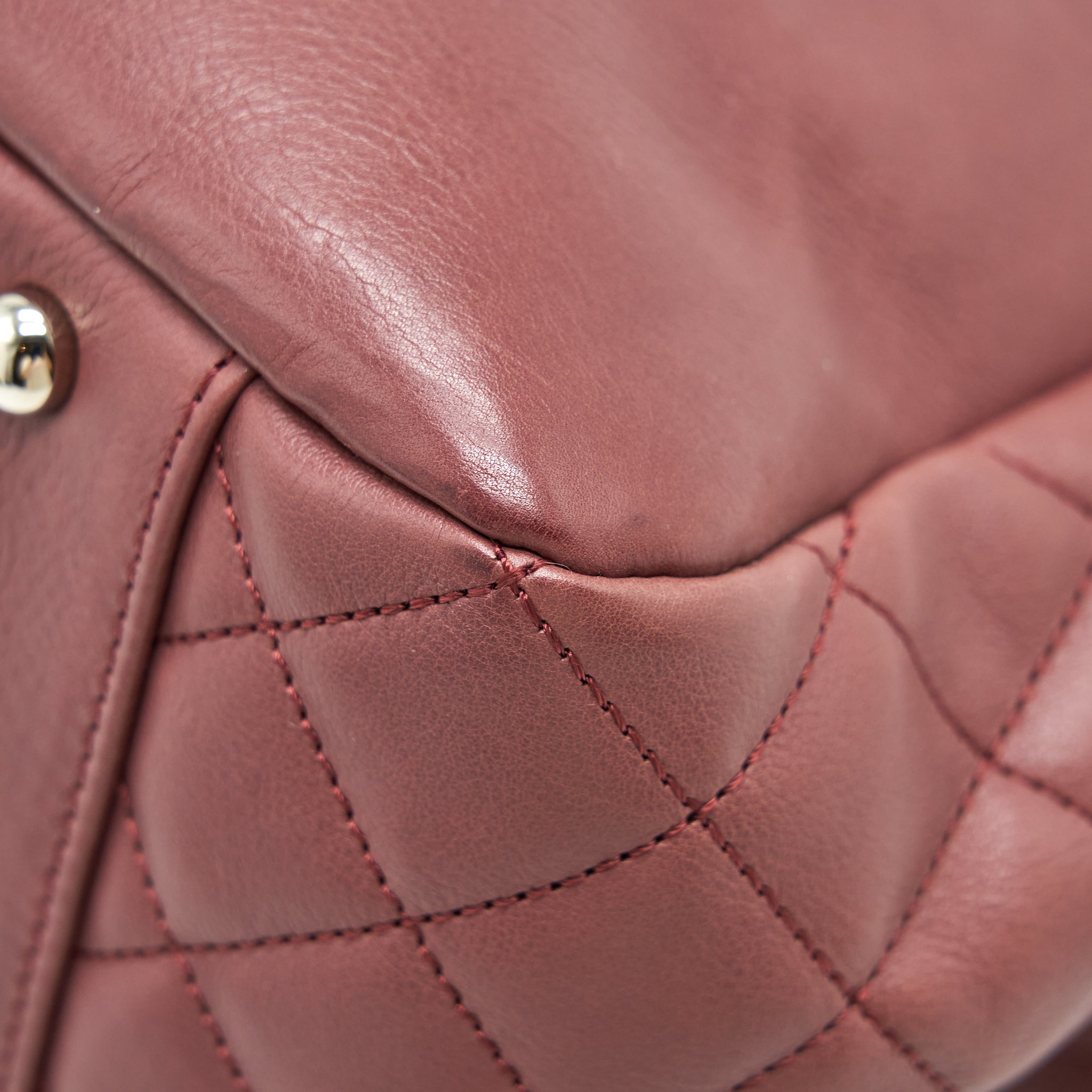Chanel Flap Tote Bag Brown