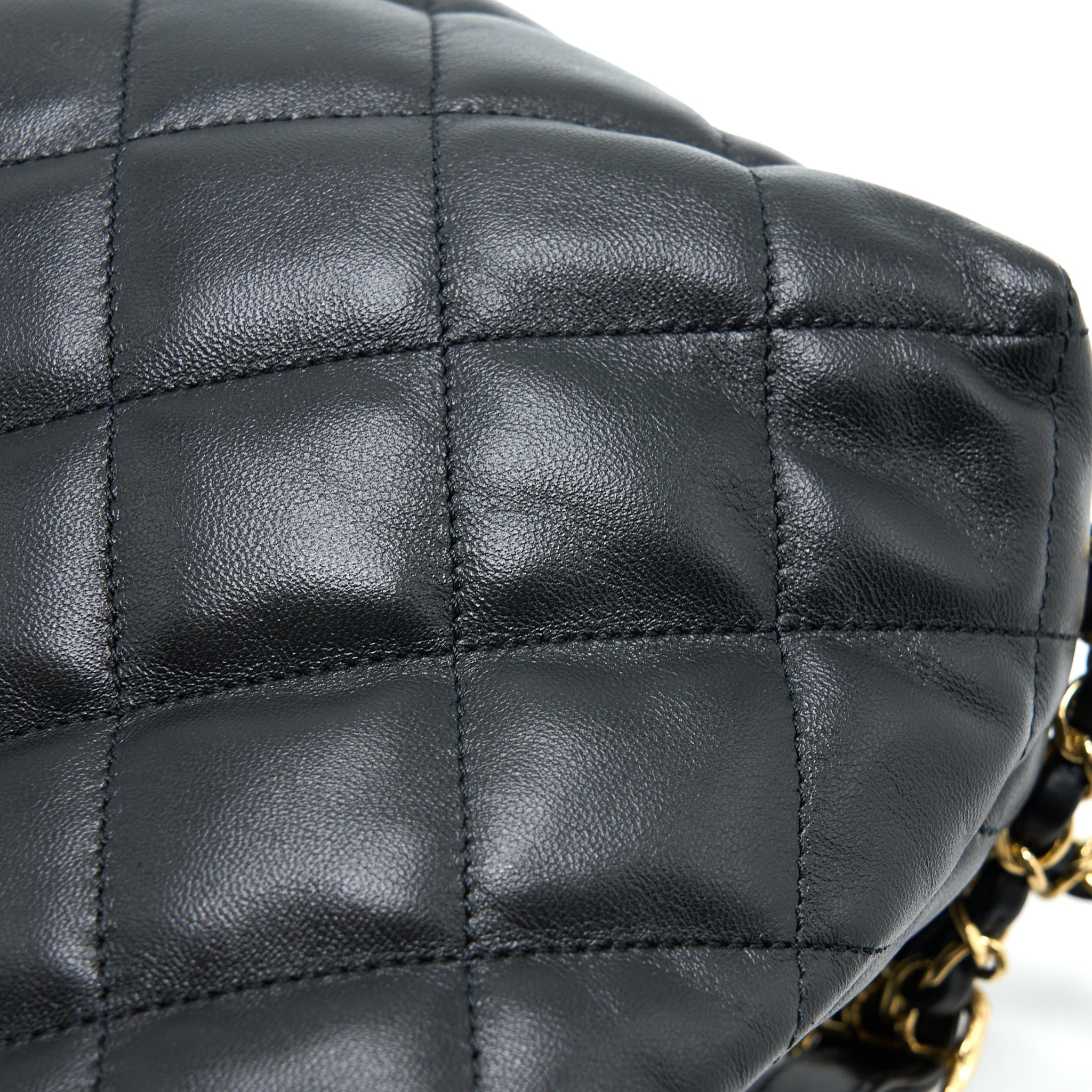 Chanel 22B Hobo Bag Lambskin Black  (Microchip)