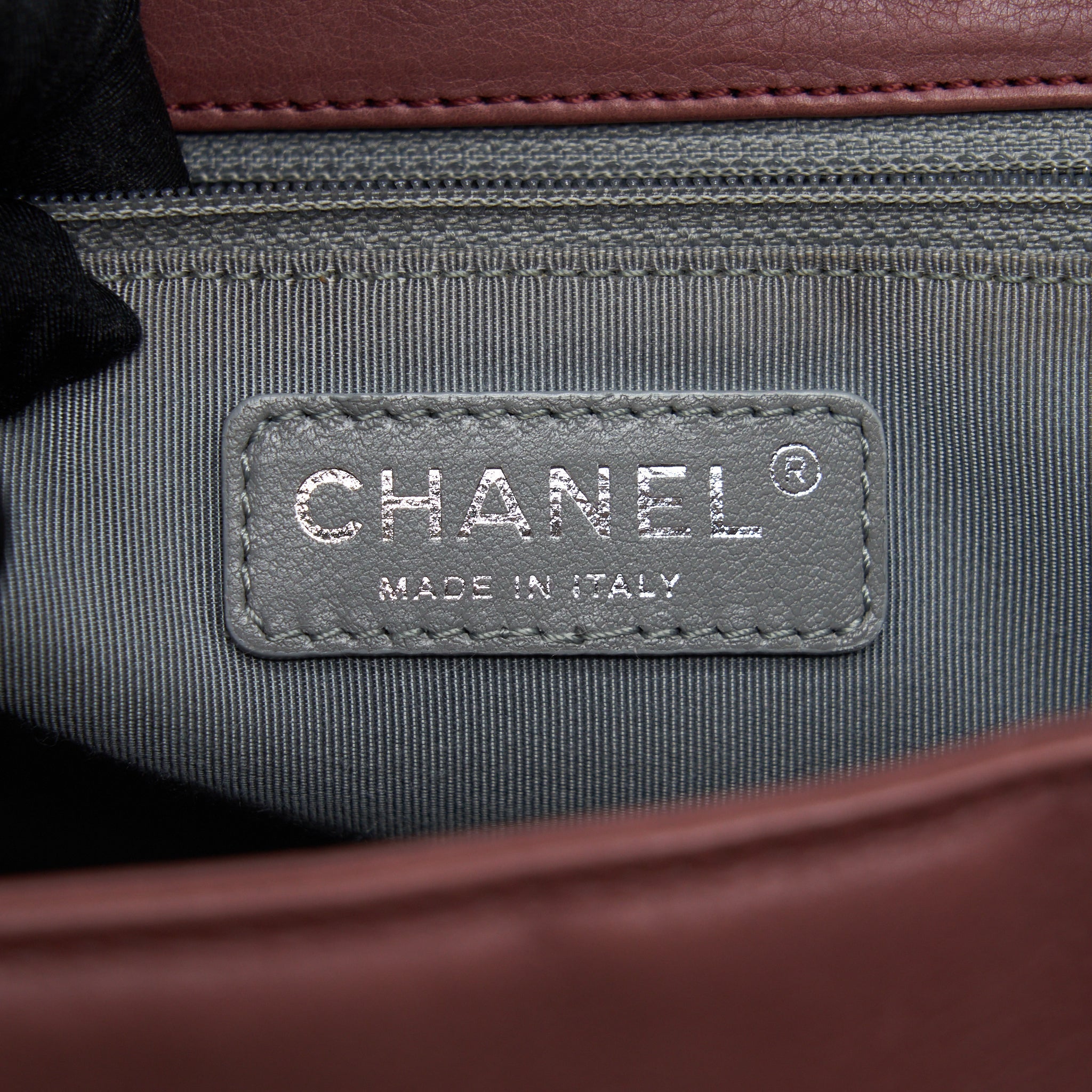 Chanel Flap Tote Bag Brown