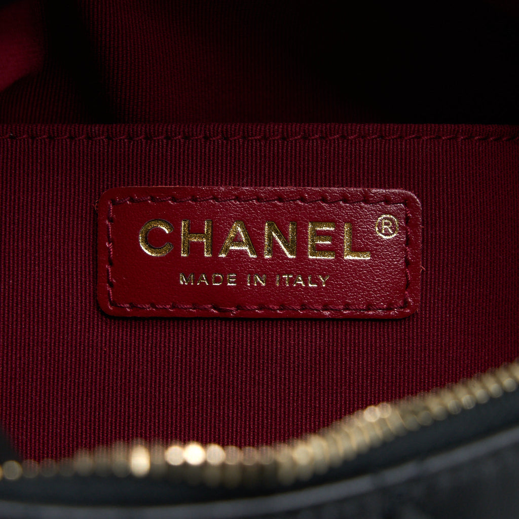 Chanel 22B Hobo Bag Lambskin Black  (Microchip)