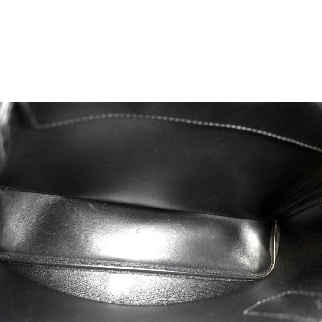 PRADA Double-Zip Saffiano Leather Shoulder Tote Bag Black