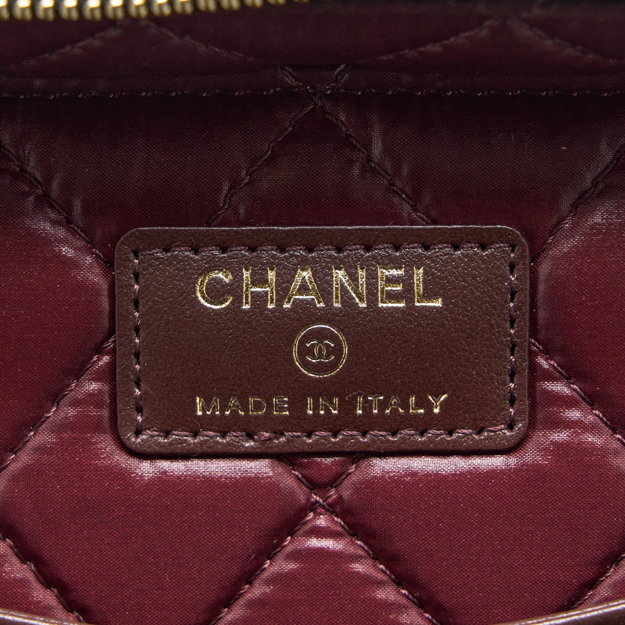Chanel Top Handle Vanity Case Caviar Black L