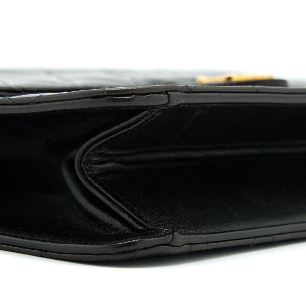 Chanel Vintage Flap Bag Lambskin Black