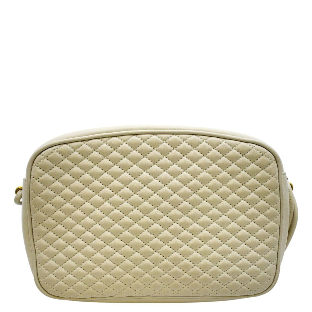 YVES SAINT LAURENT Victoire Camera Shoulder Bag Creme