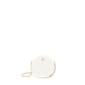 Chanel Round mini Bag Caviar white L