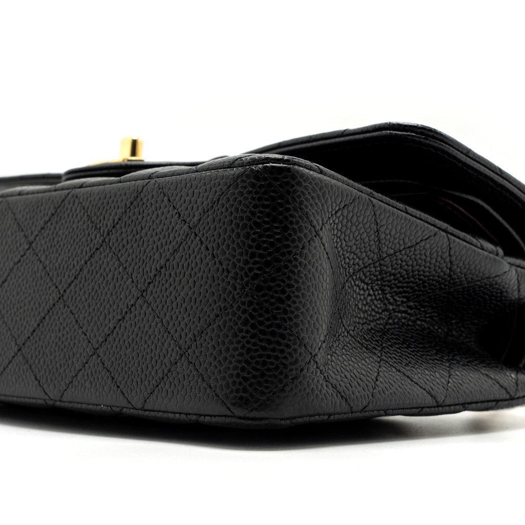 Chanel Small Classic double FLAP BAG Caviar black