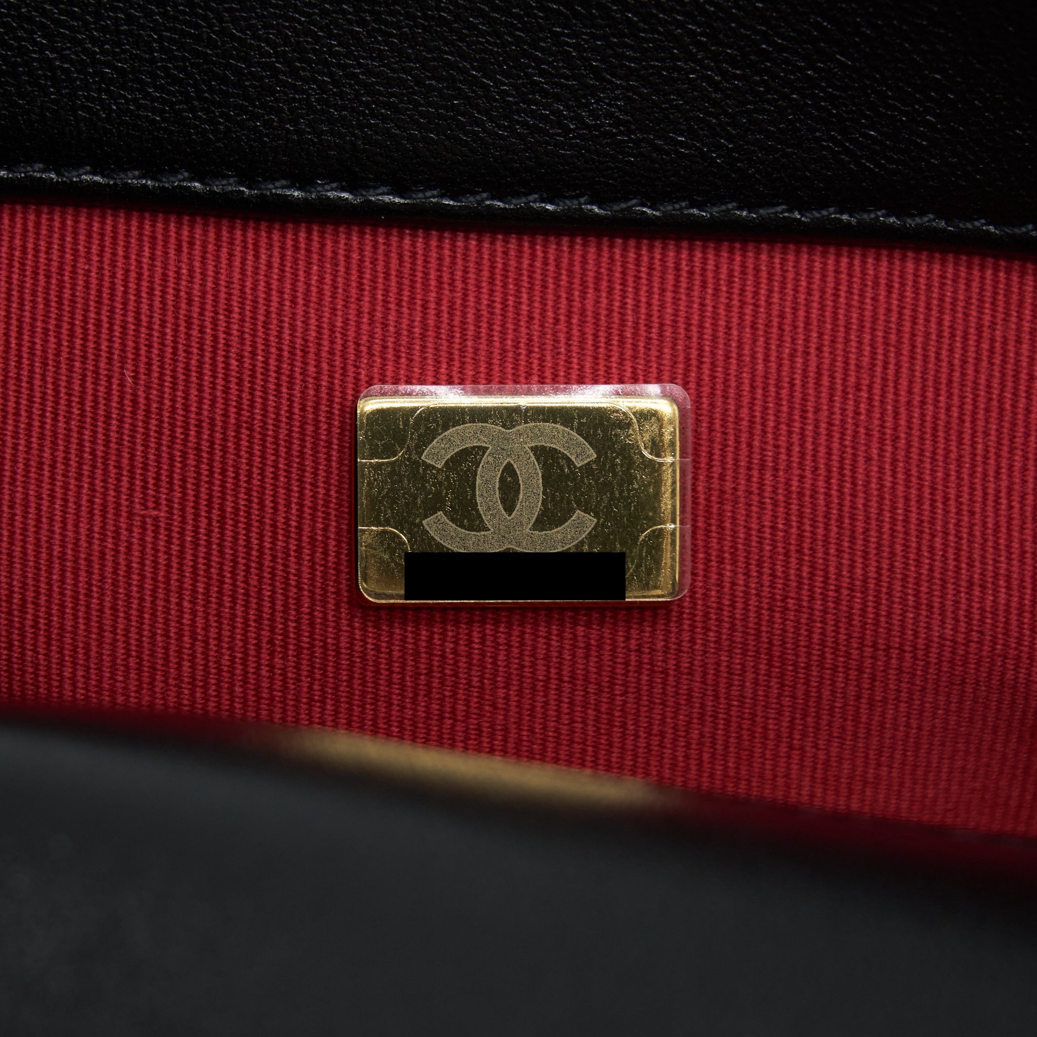 Chanel Small 19 Bag Lambskin Black With Multicolour Hardware