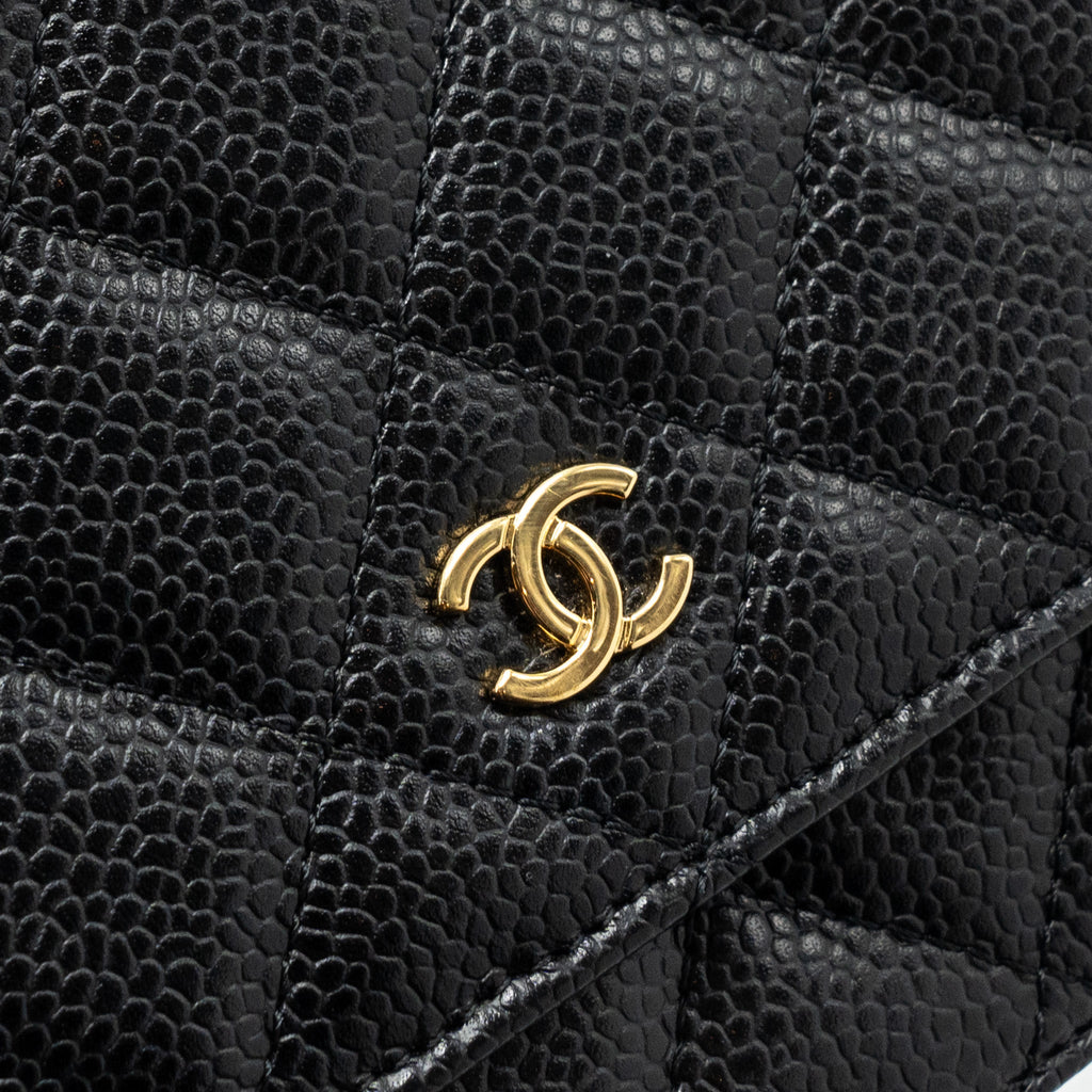 Chanel Classic Wallet On Chain Caviar Black