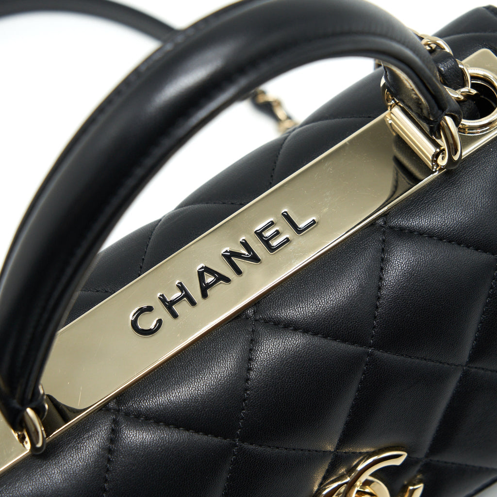 Chanel Trendy CC Flap Bag Lambskin Black L